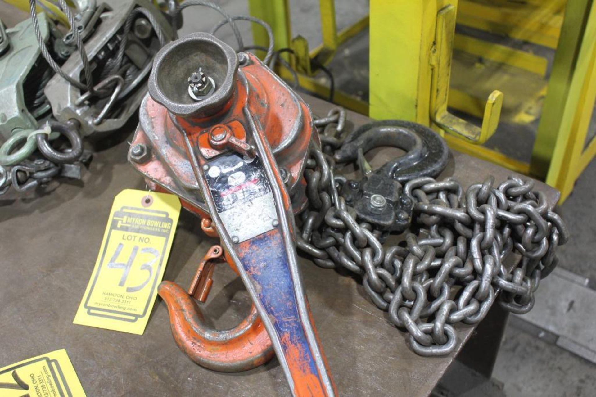 JET MINI MITE 3 TON CHAIN HOIST; MO. 2434