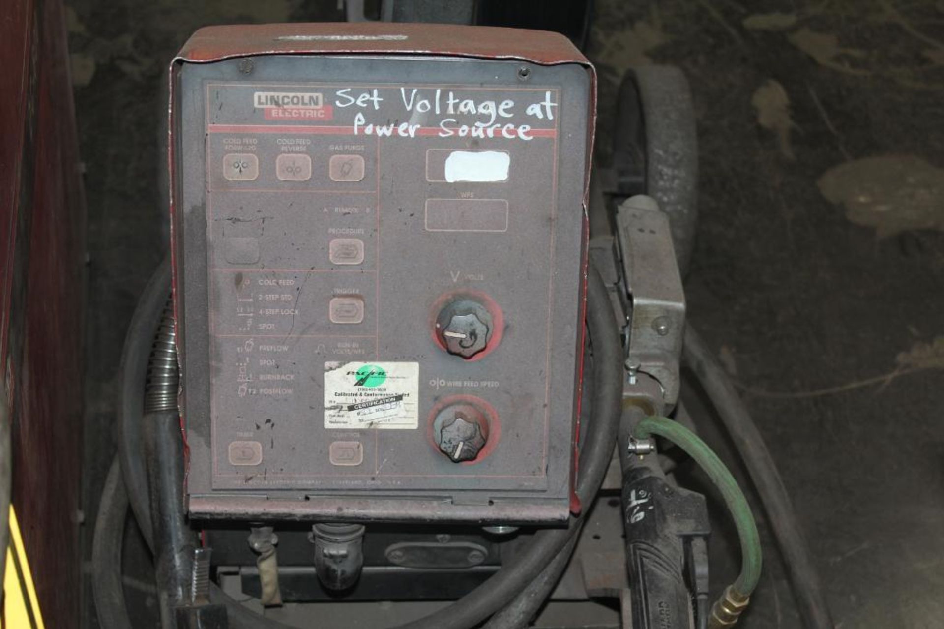 LINCOLN ELECTRIC IDEALARC DC-600 WELDER SN.U10901965 230-460V WITH LN-10 WIRE FEED U1001011273 115V - Image 5 of 9
