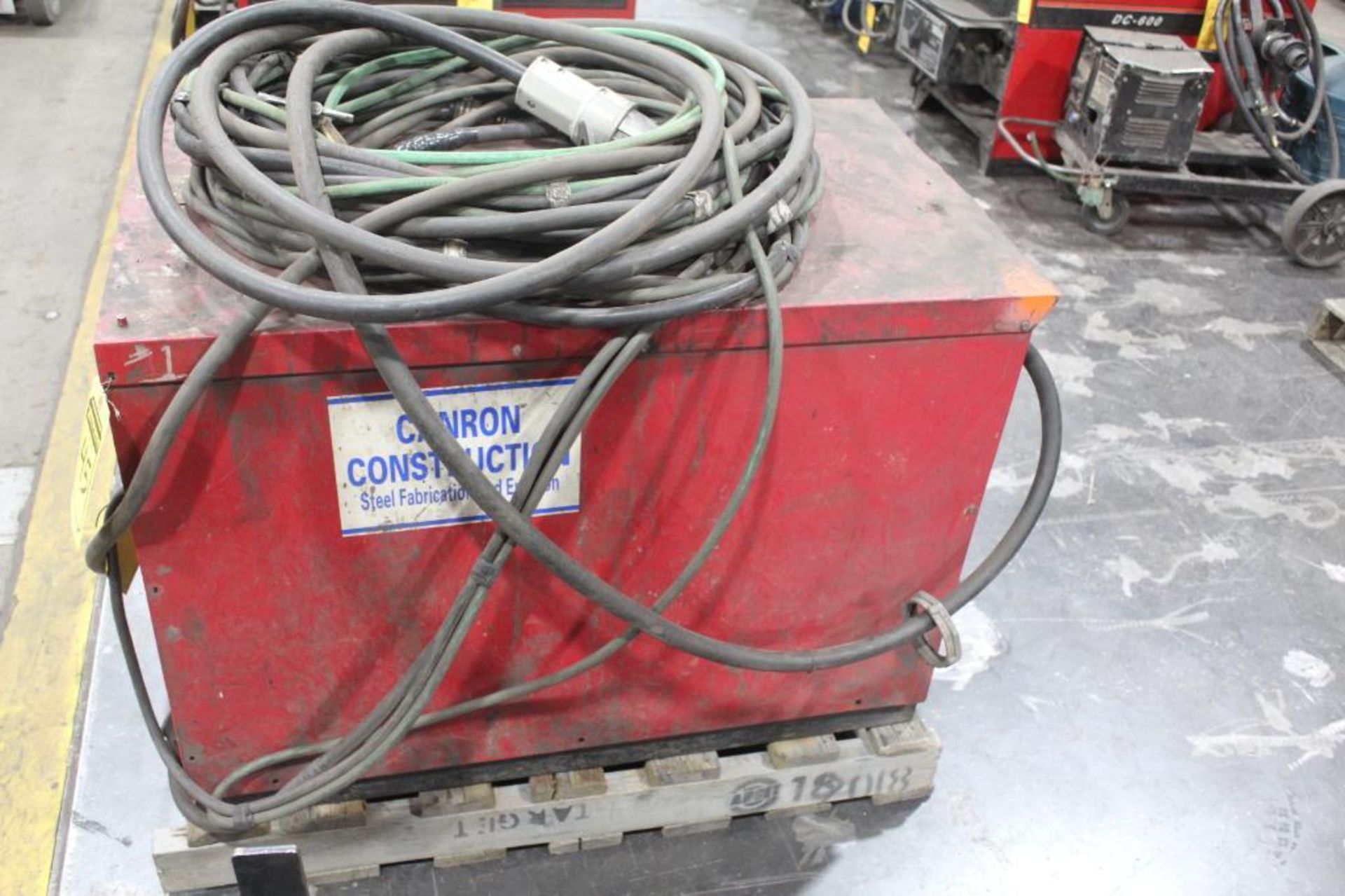 LINCOLN ELECTRIC IDEALARC DC-600 WELDER SN.U1940326604 230-460V WITH LN-8 WIRE FEED SN.103238 115V - Image 3 of 10