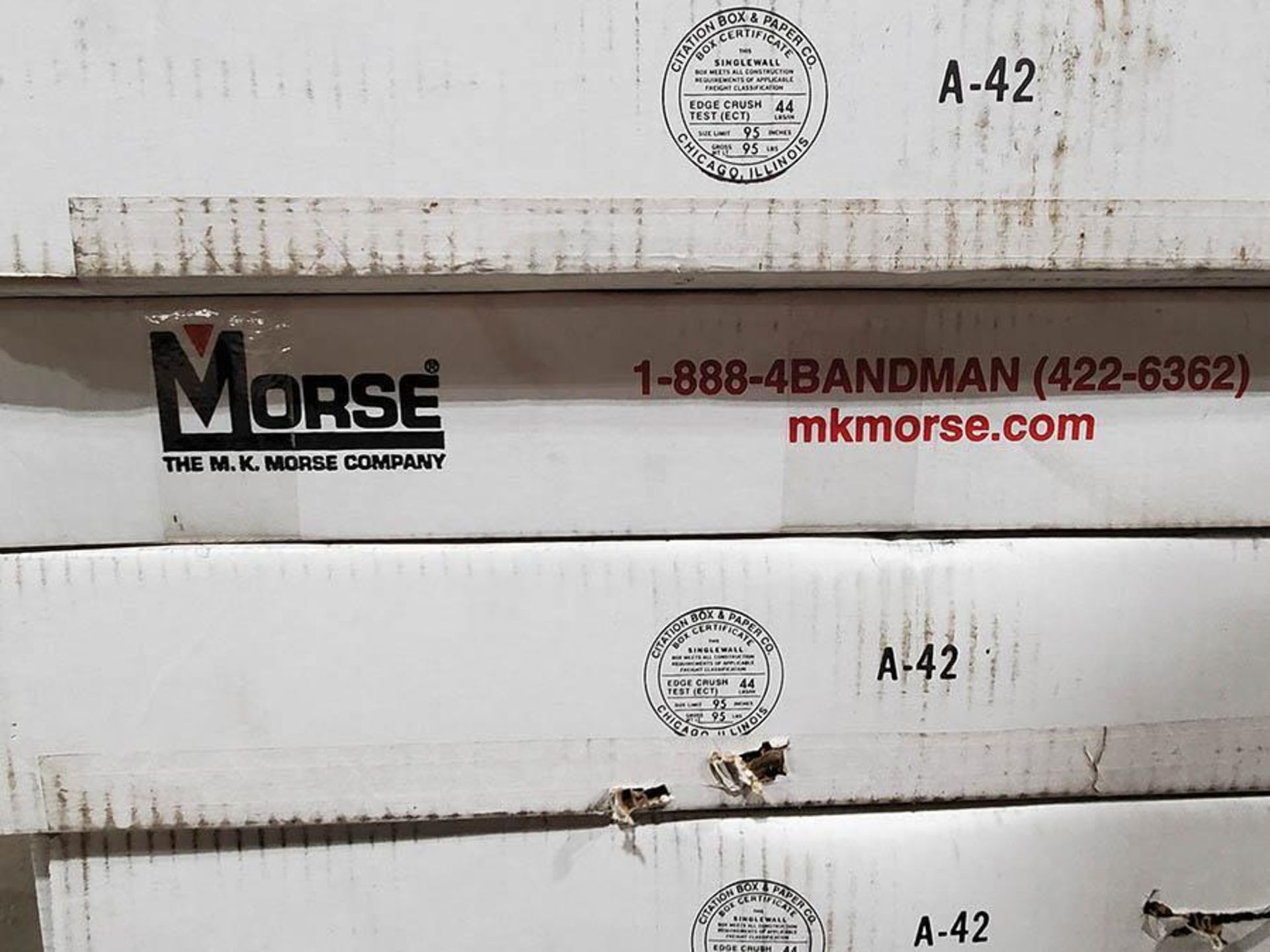 LOT ON PALLET, MORSE BANDSAW BLADES 29FT X 2 5 8IN - Image 4 of 4