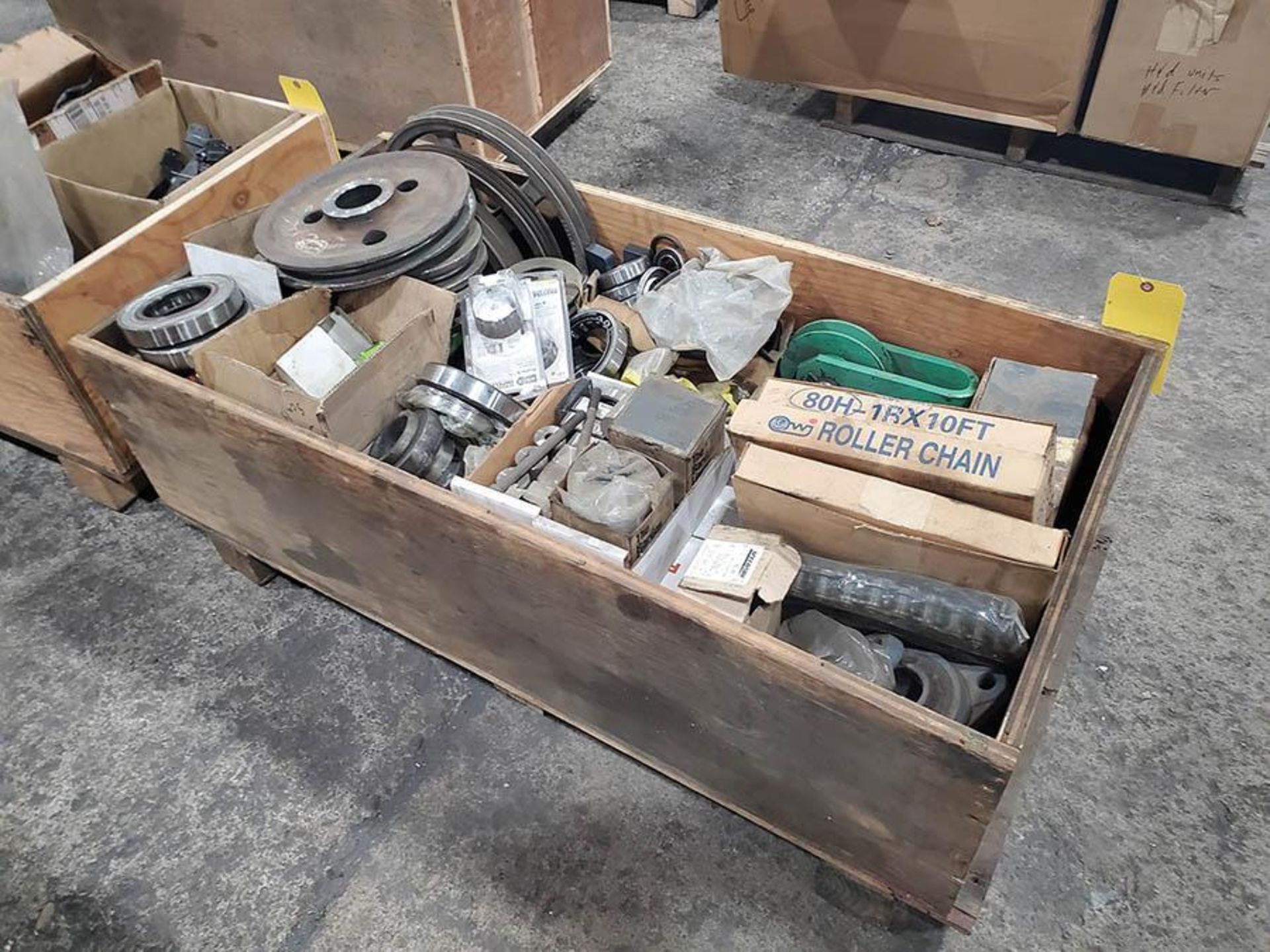 CRATE OF VARIOUS SPARE MACHINE PARTS - Image 3 of 3