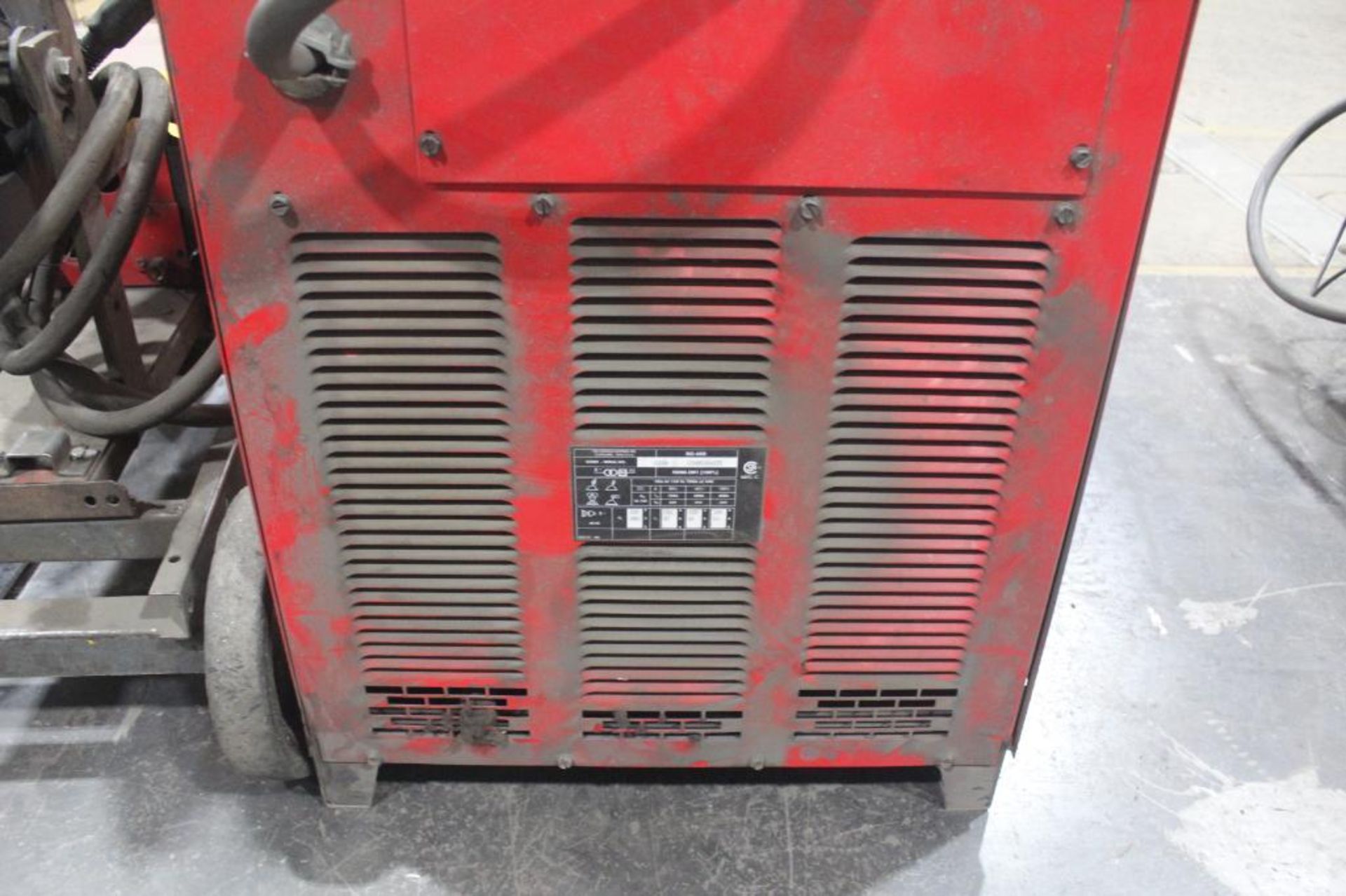 LINCOLN ELECTRIC IDEALARC DC-600 WELDER SN.U1091104152 230-460V WITH LN-7 WIRE FEED SN.U1970402470 - Image 9 of 10