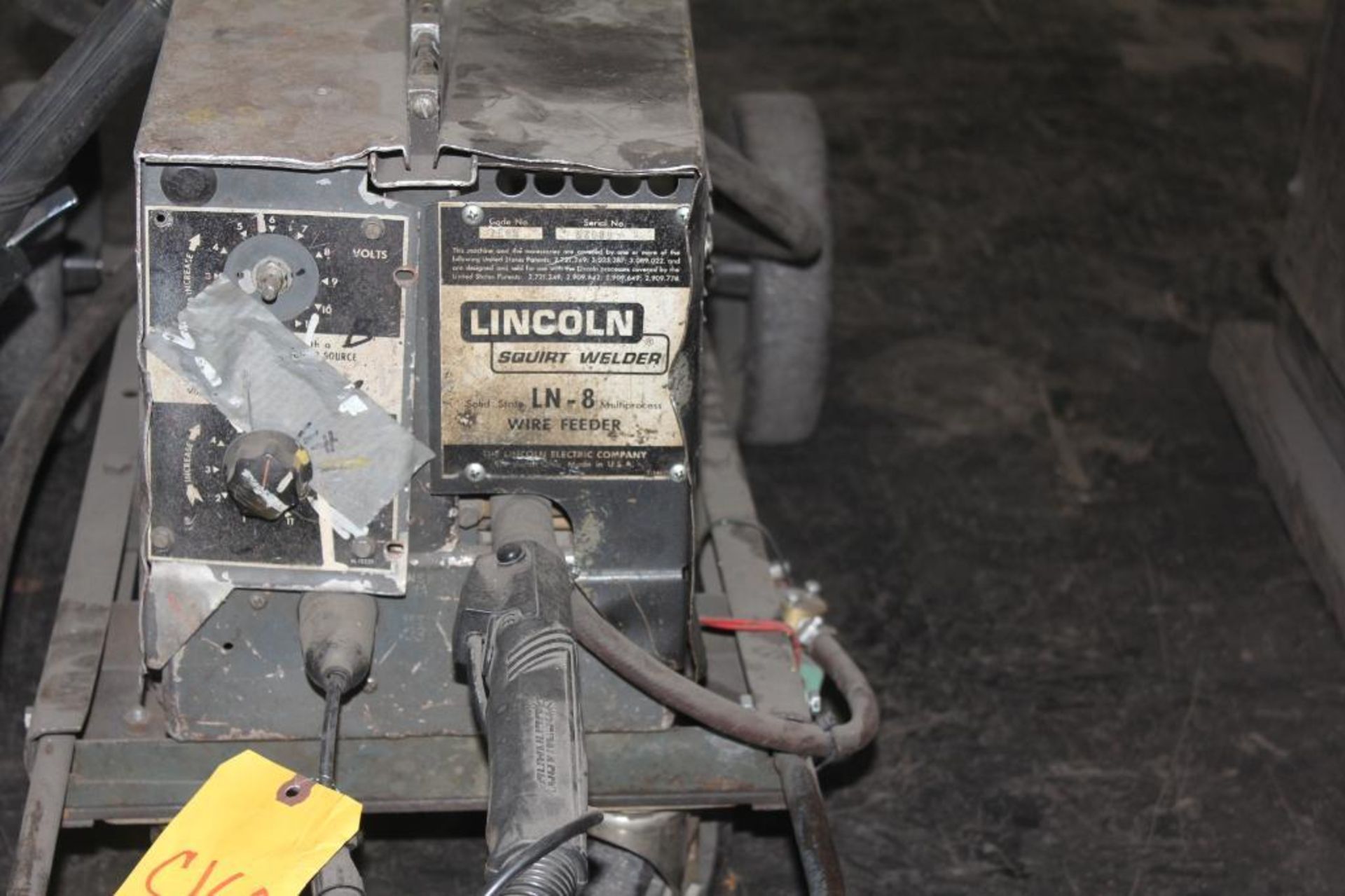 LINCOLN ELECTRIC IDEALARC DC-600 WELDER SN.AC658235 230-460V WITH LN-8 WIRE FEED SN.57089 115V - Image 5 of 10