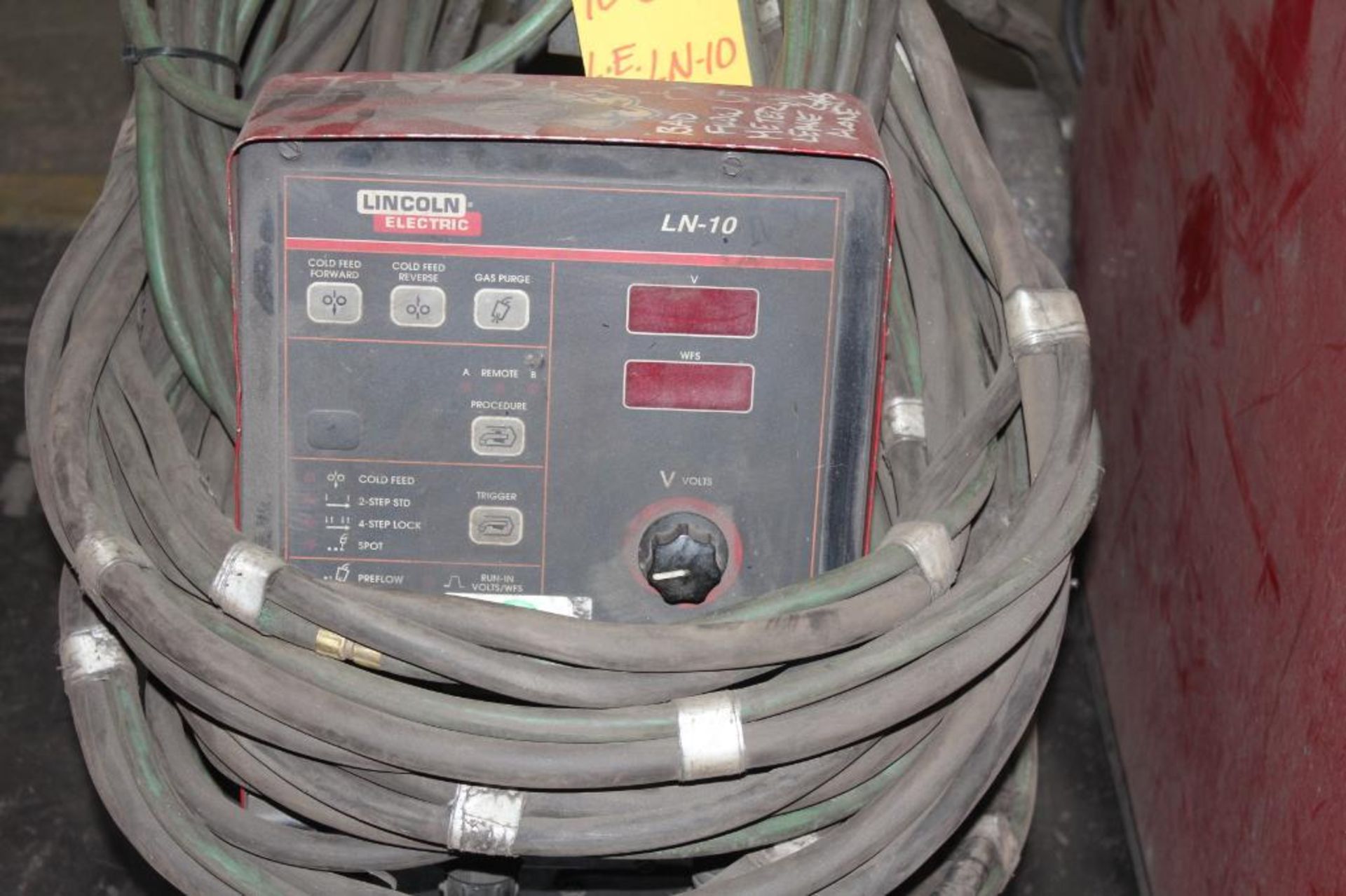 LINCOLN ELECTRIC IDEALARC DC-600 WELDER SN.AC819956 230-460V WITH LN-10 WIRE FEED 115V - Image 5 of 7