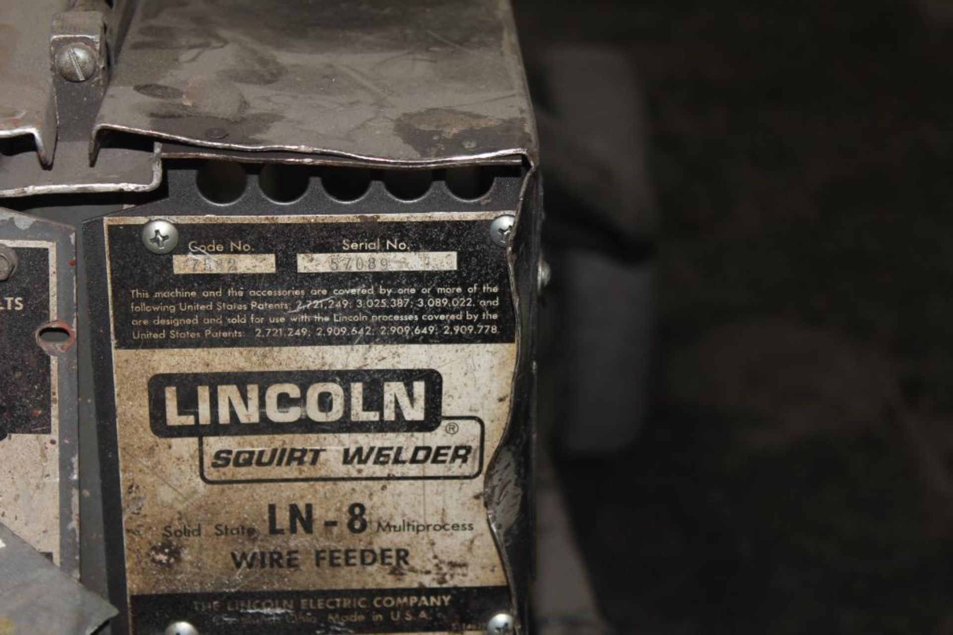 LINCOLN ELECTRIC IDEALARC DC-600 WELDER SN.AC658235 230-460V WITH LN-8 WIRE FEED SN.57089 115V - Image 6 of 10
