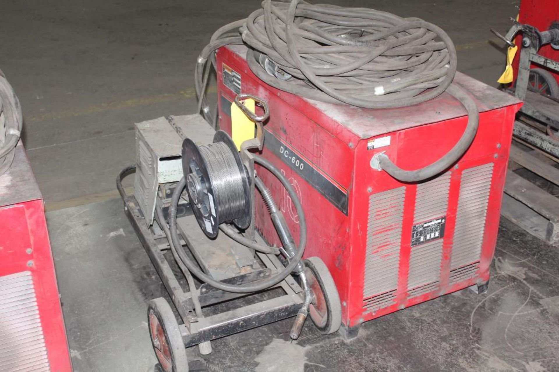 LINCOLN ELECTRIC IDEALARC DC-600 WELDER SN.U1090204071 230-460V WITH LN-8 WIRE FEED 115V - Image 2 of 8