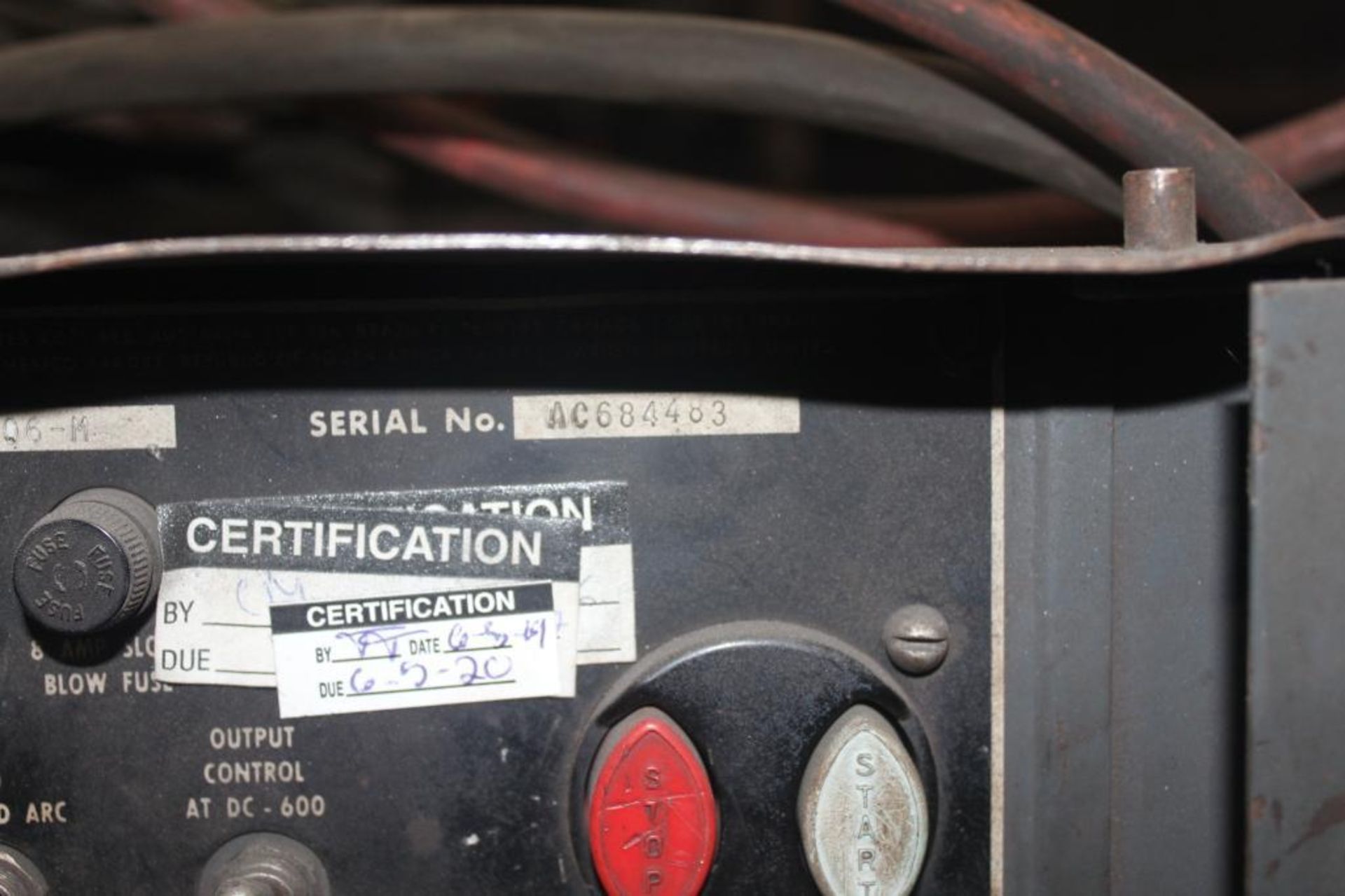 LINCOLN ELECTRIC IDEALARC DC-600 WELDER SN.AC684486 230-460V WITH LN-7 WIRE FEED SN.98949 115V - Image 10 of 10