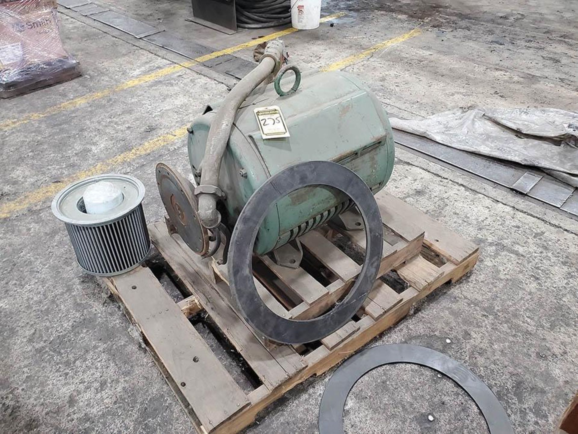 LOT ON PALLET, 100 HP ELECTRIC MOTOR