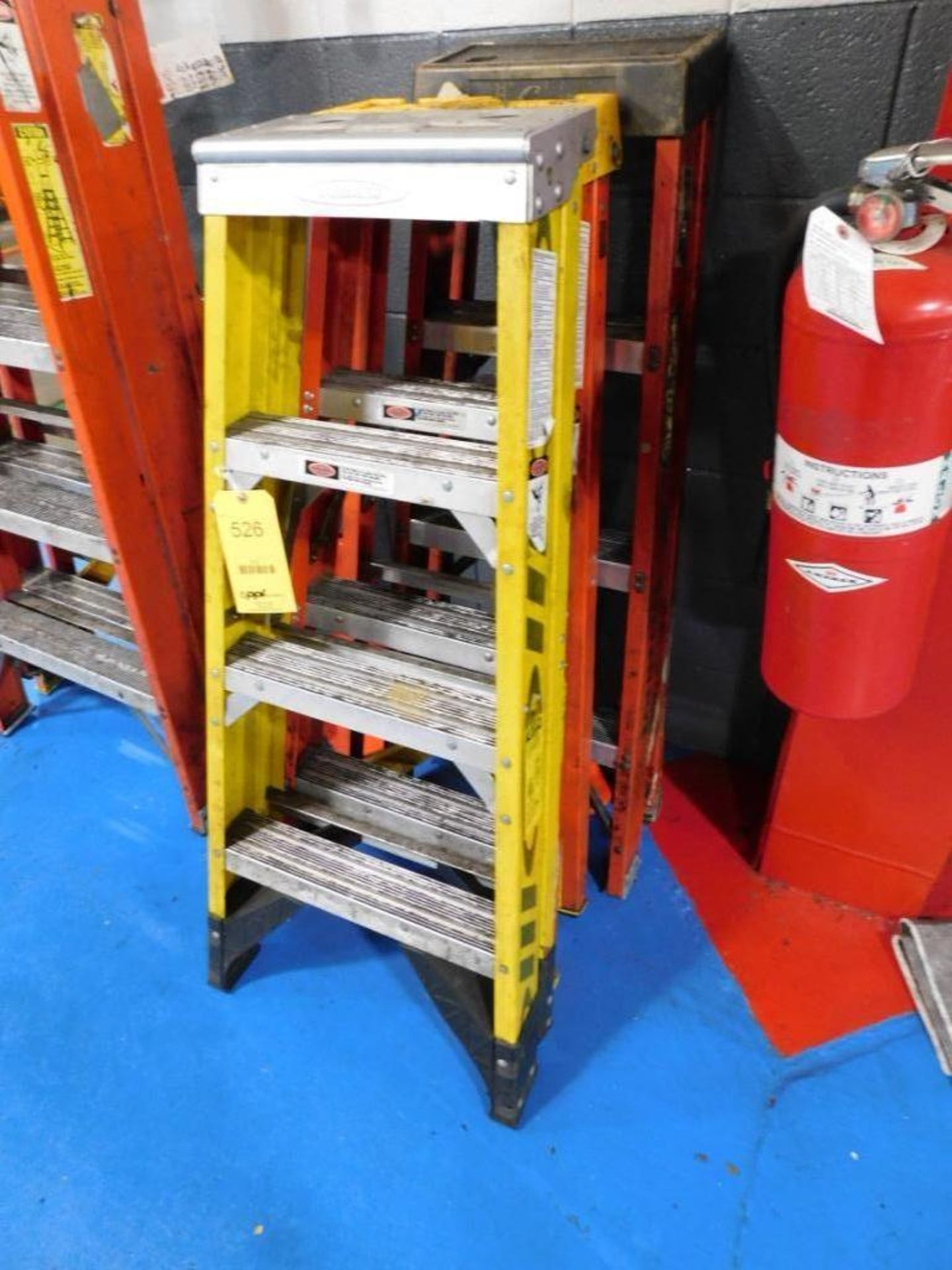 LOT: (3) 4 FT. A-FRAME LADDERS