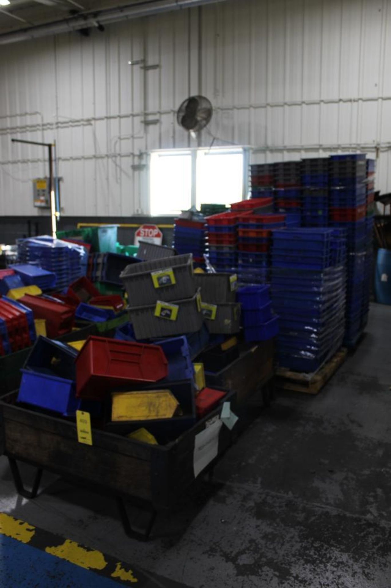 LOT: ASSORTED PLASTIC TOTES ON (4) SKIDS - Image 2 of 2