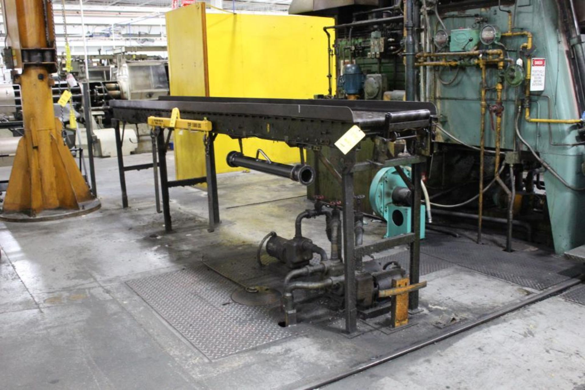 LOT: (2) 168 IN. X 24 IN. X 52 IN. ROLLER CONVEYORS