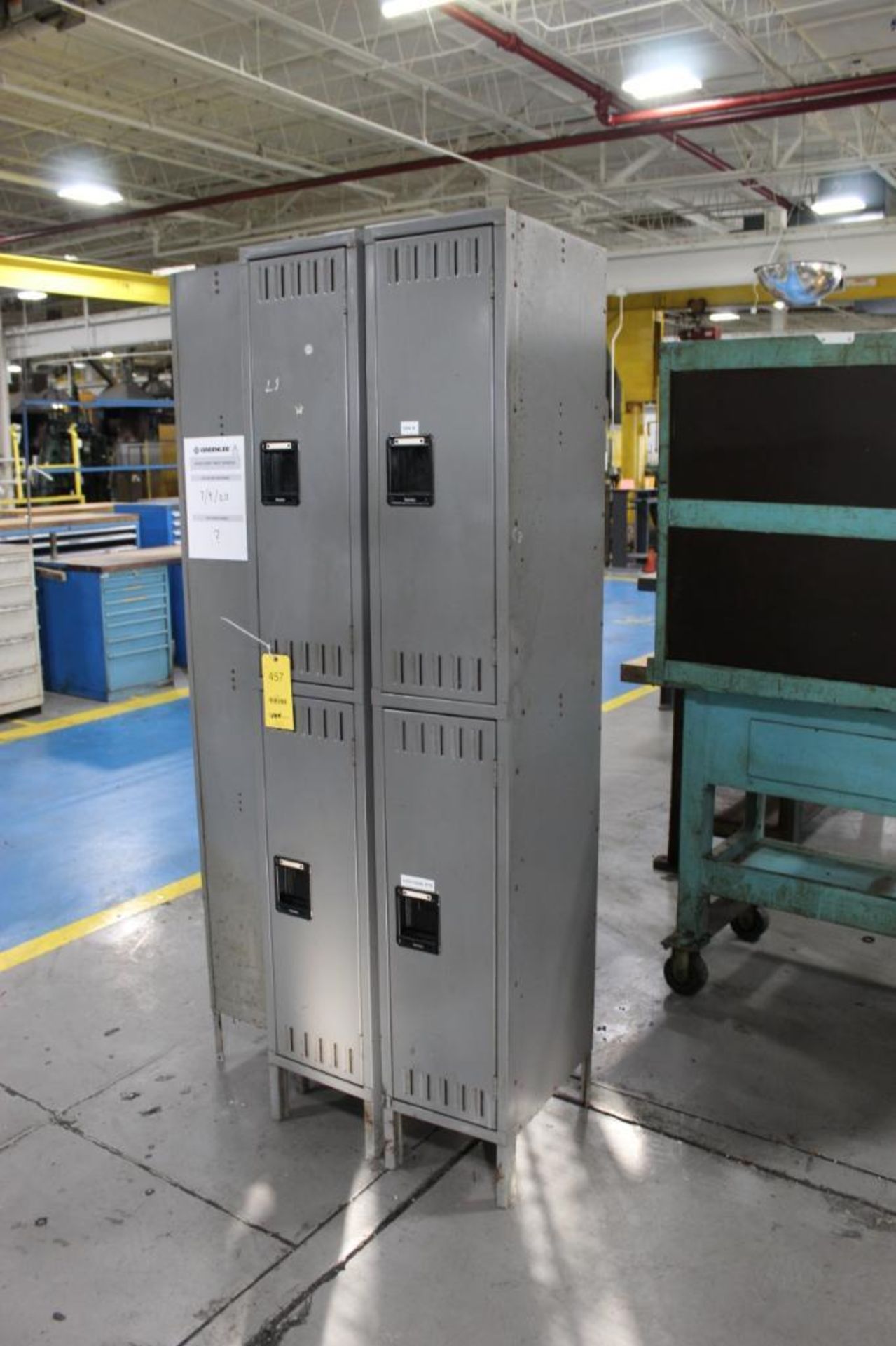 LOT: (3) DOUBLE STACK LOCKERS