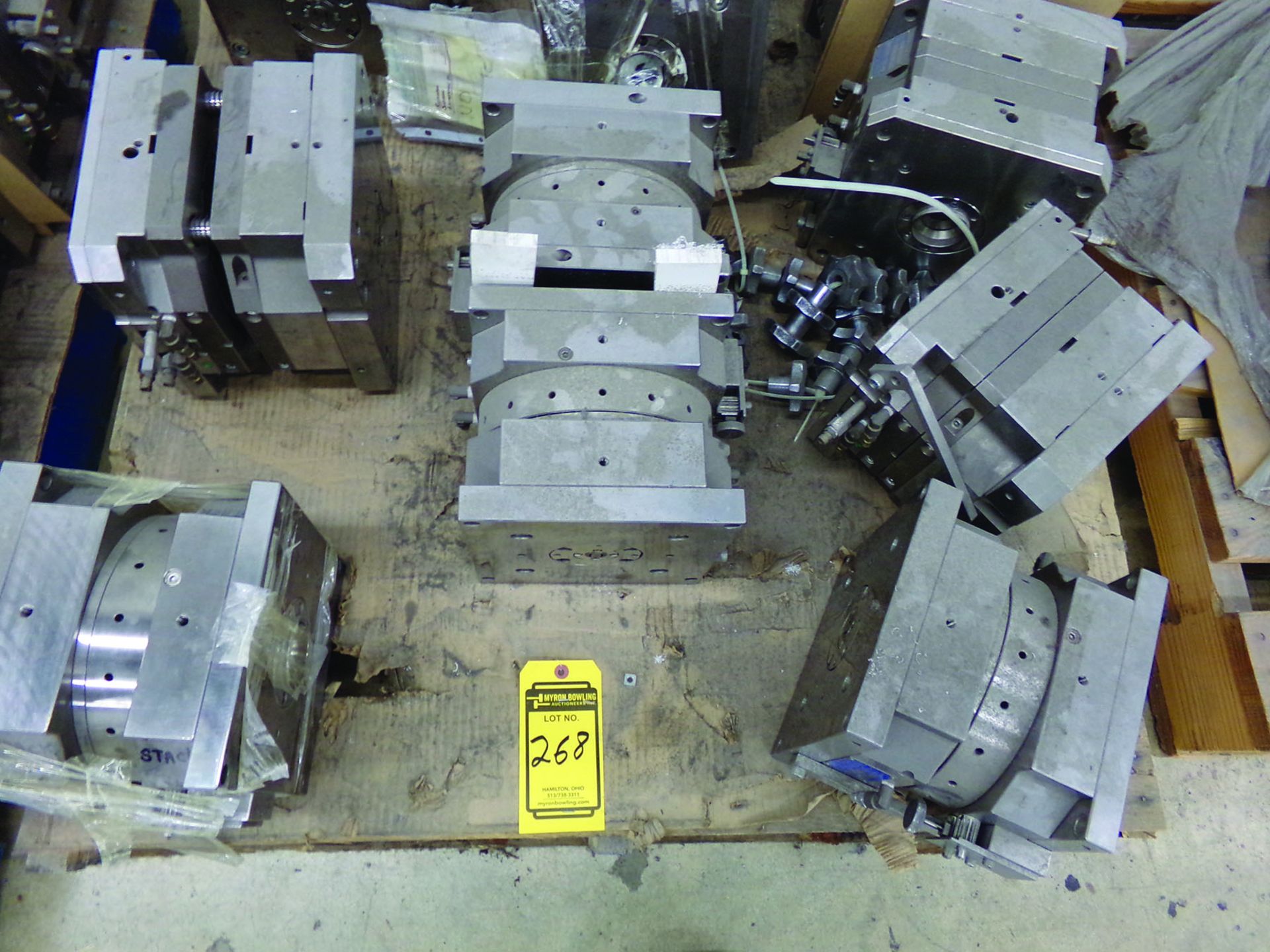 PALLET OF (6) PLASTIC INJECTION MOLDS