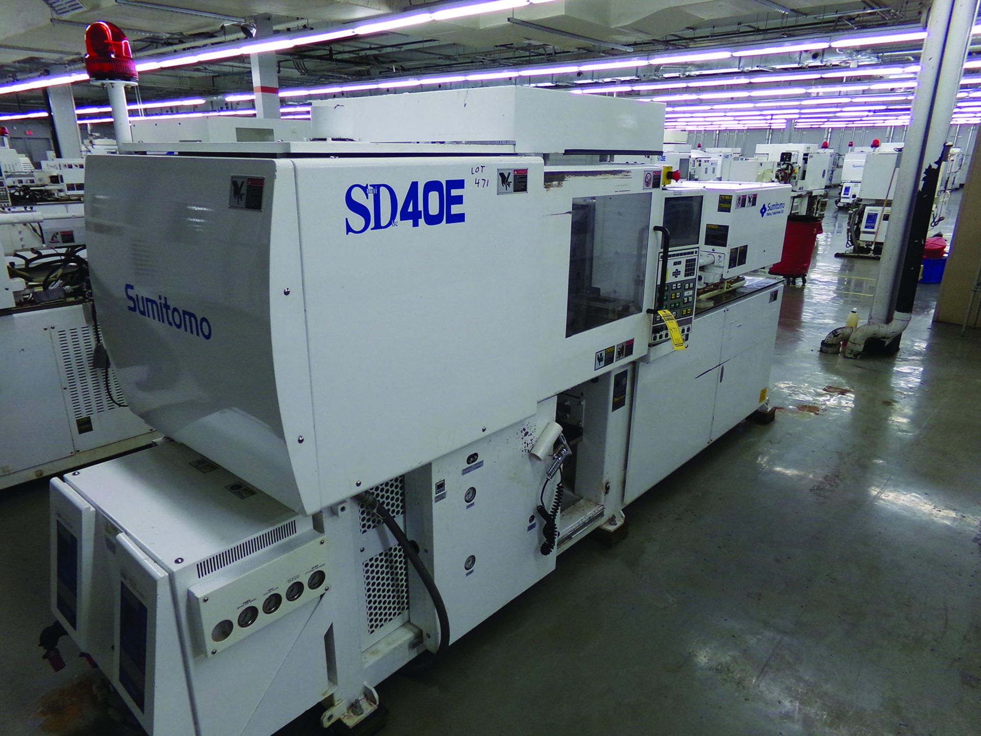 2004 SUMITOMO SD40E MOLDING MACHINE, 208 VOLT, 3-PHASE, MOWN 0960