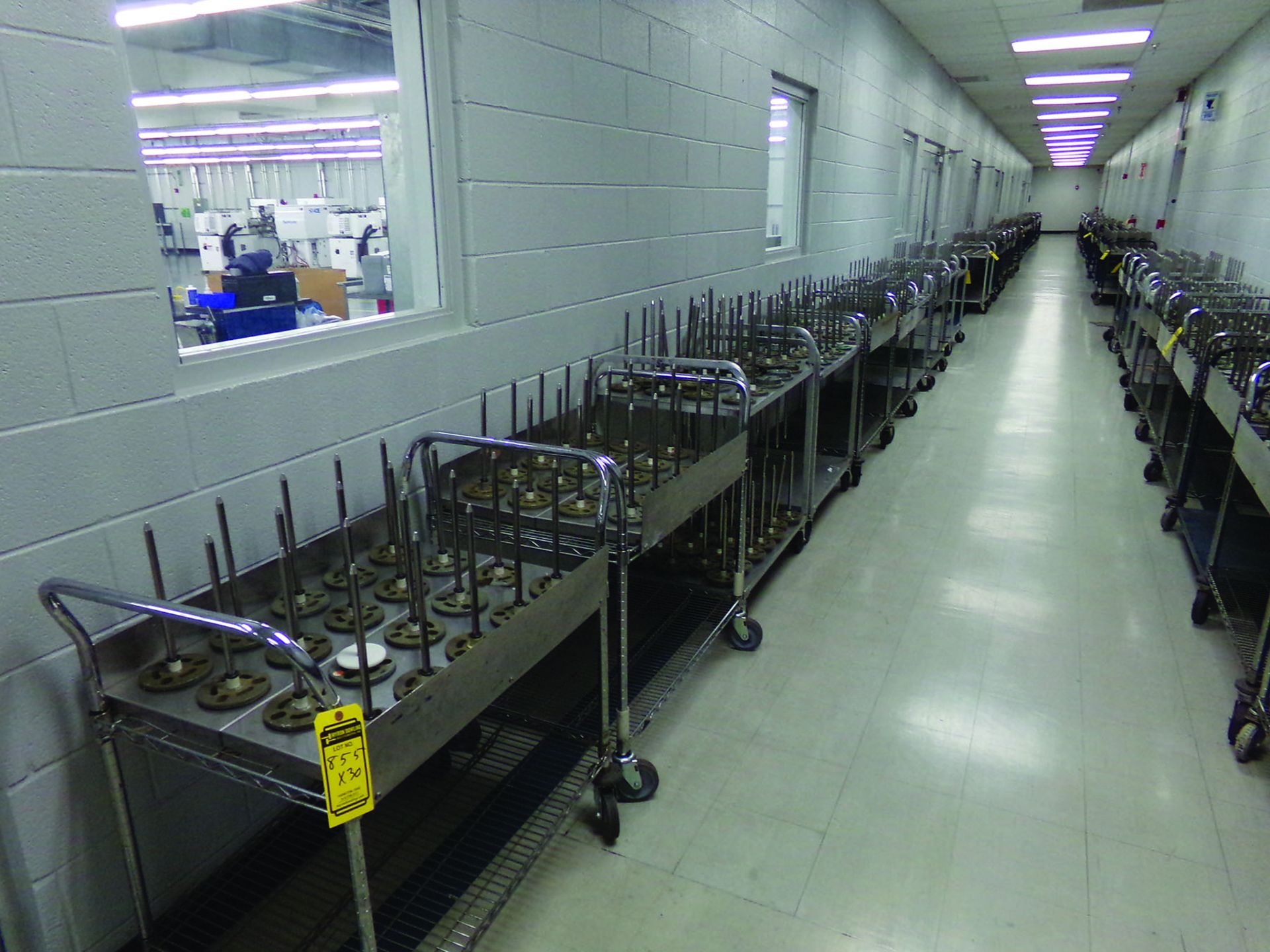 (30) ROLLING CARTS W/ SPINDLES - Image 2 of 4