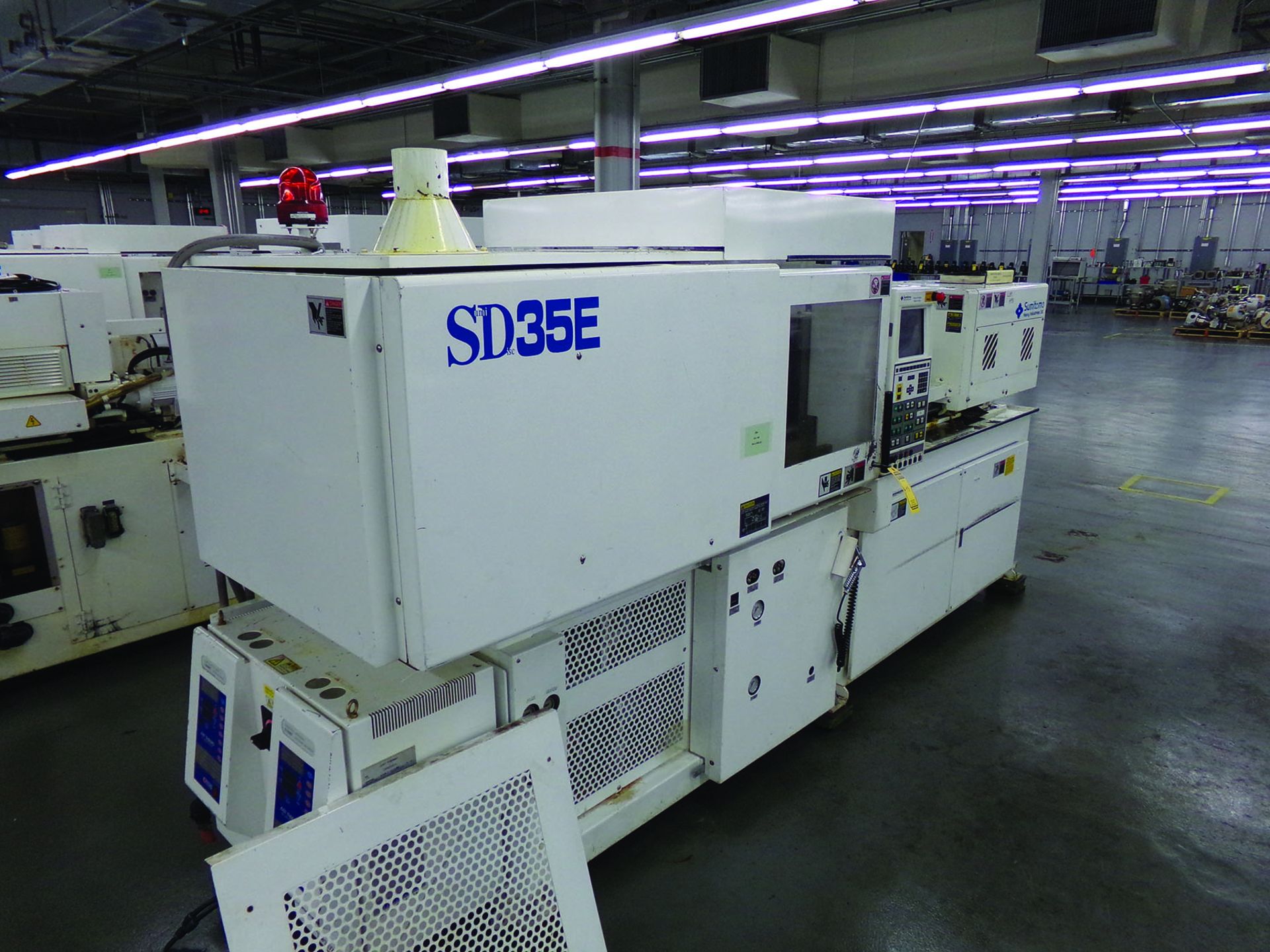 2003 SUMITOMO SD35E MOLDING MACHINE, 200 V., 3-PHASE, MOWE 0809