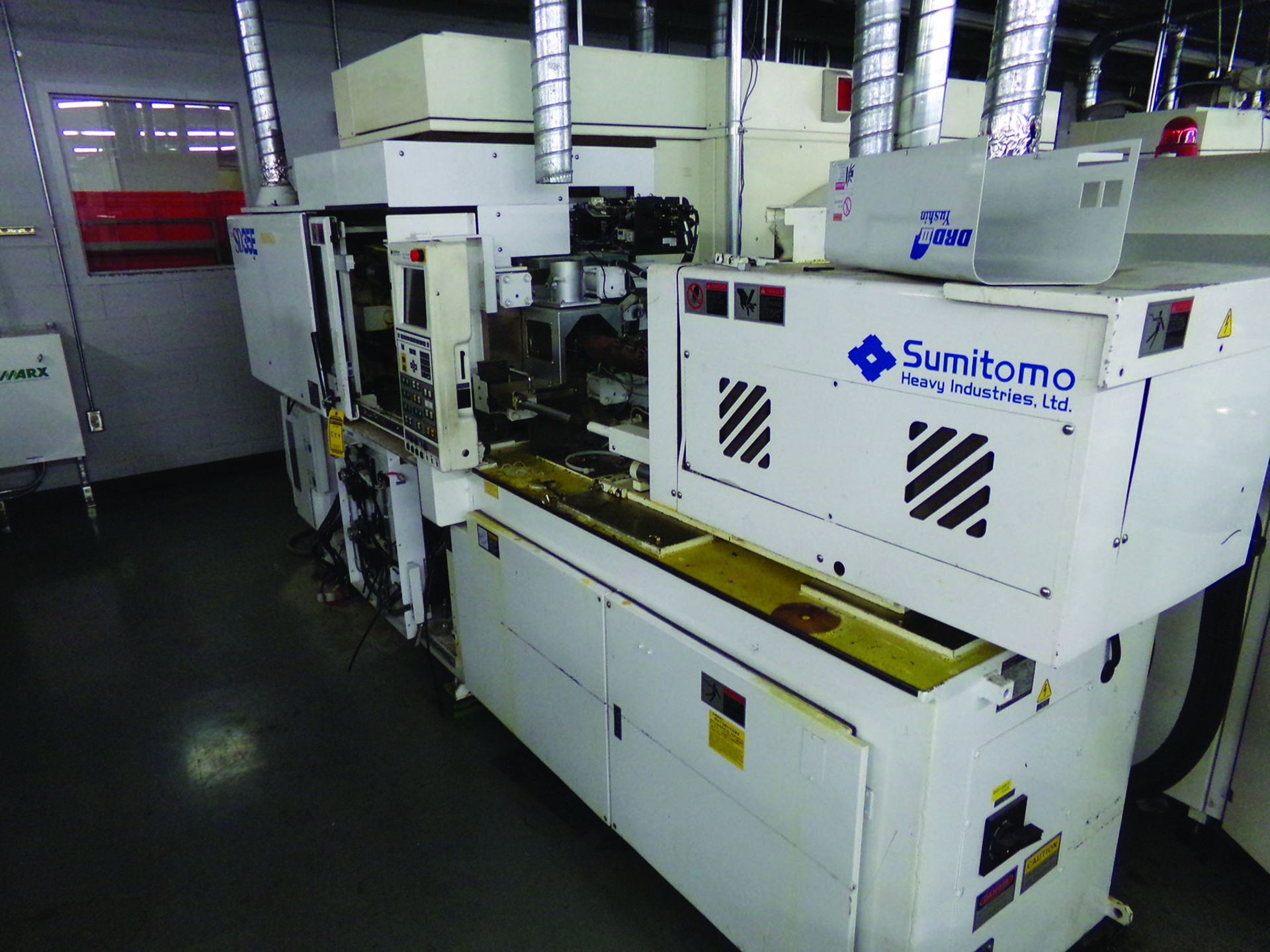 2002 SUMITOMO SD35E MOLDING MACHINE, 200 V., 3-PHASE, MOWE 0657, PARTS MISSING - Image 2 of 2