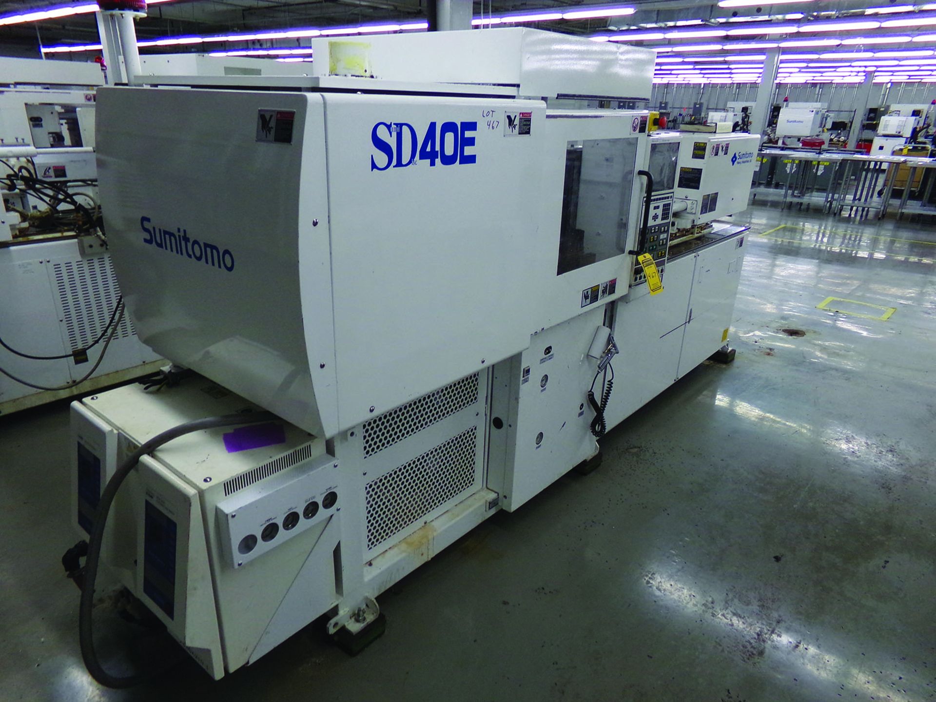 2004 SUMITOMO SD40E MOLDING MACHINE, 208 VOLT, 3-PHASE, MOWN 0652