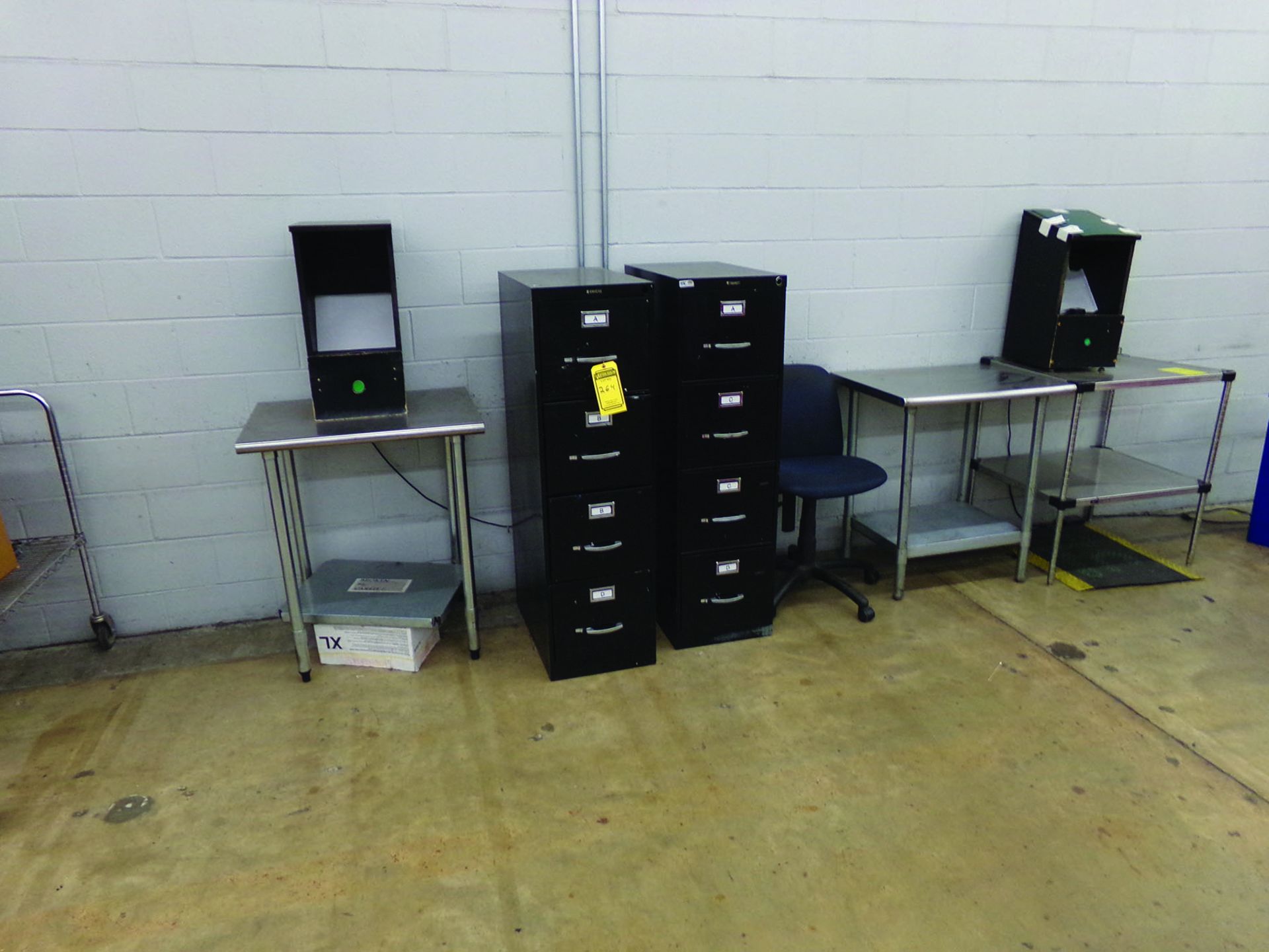 LOT OF ROLLING CARTS, TABLES & CABINETS - Image 2 of 2