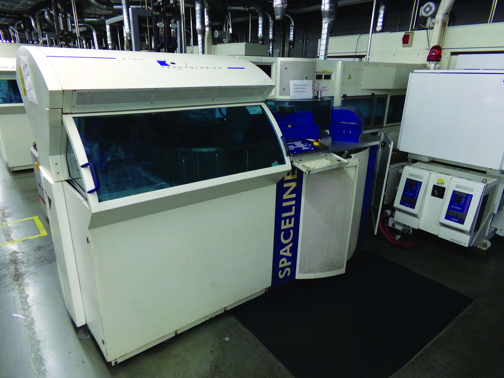 2002 SINGULUS FINISHING SYSTEM, 400 V., 3-PHASE, W/REGRIND SYSTEM