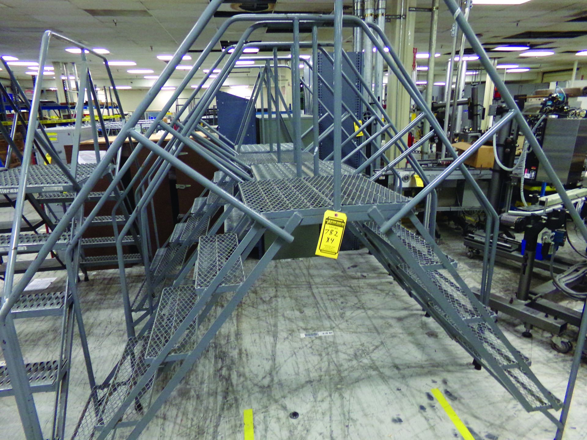 (4) COTTERMAN CROSSOVER LADDERS, 51'' TALL, 2' WIDE