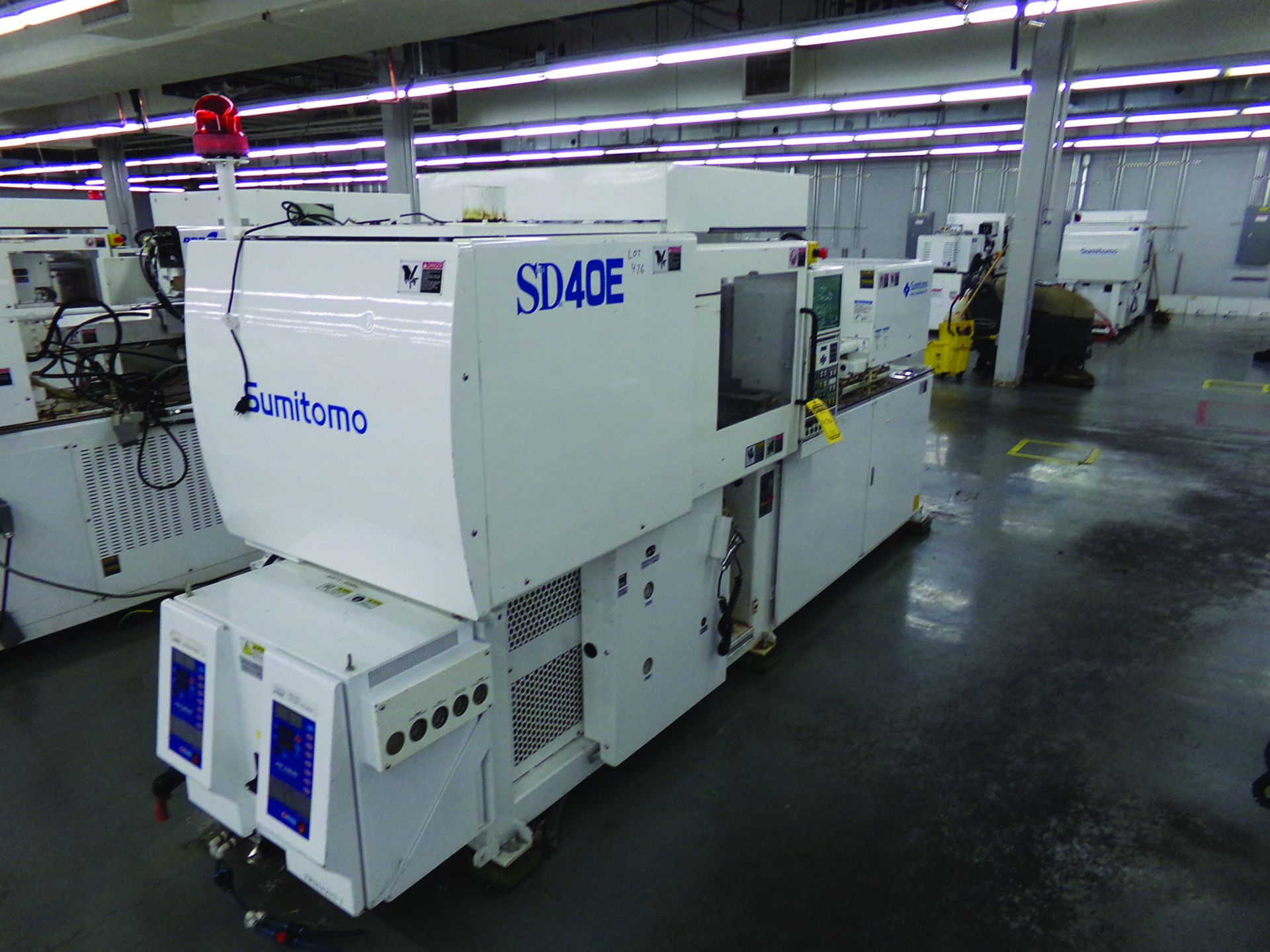 2005 SUMITOMO SD40E MOLDING MACHINE, 208 VOLT, 3-PHASE, MOWN 1195