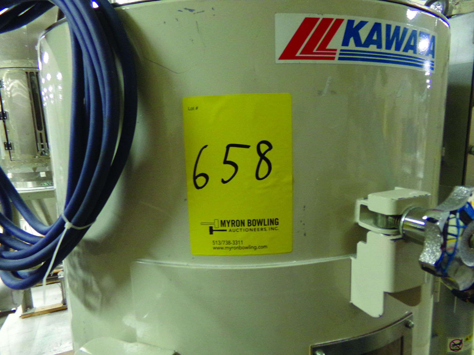 KAWATA TYPE DA-150 DRYER ASSY. MODEL CDA150V, S/N DB5100060, 208 V., 3-PH, W/ BOX OF WIRING & - Image 4 of 4