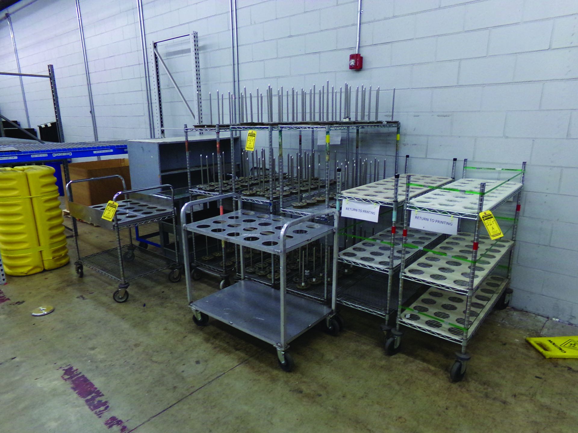 LOT OF ROLLING CARTS