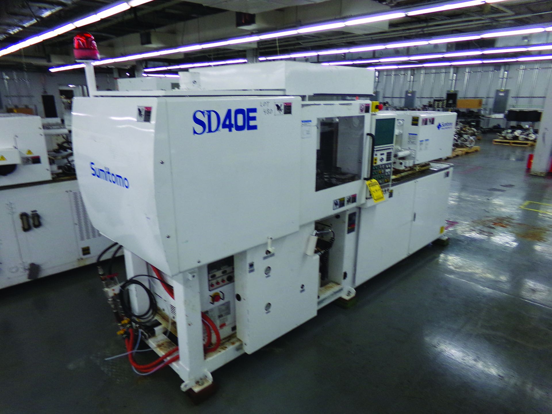 2007 SUMITOMO SD40E MOLDING MACHINE, 208 VOLT, 3-PHASE, MOWN 1328