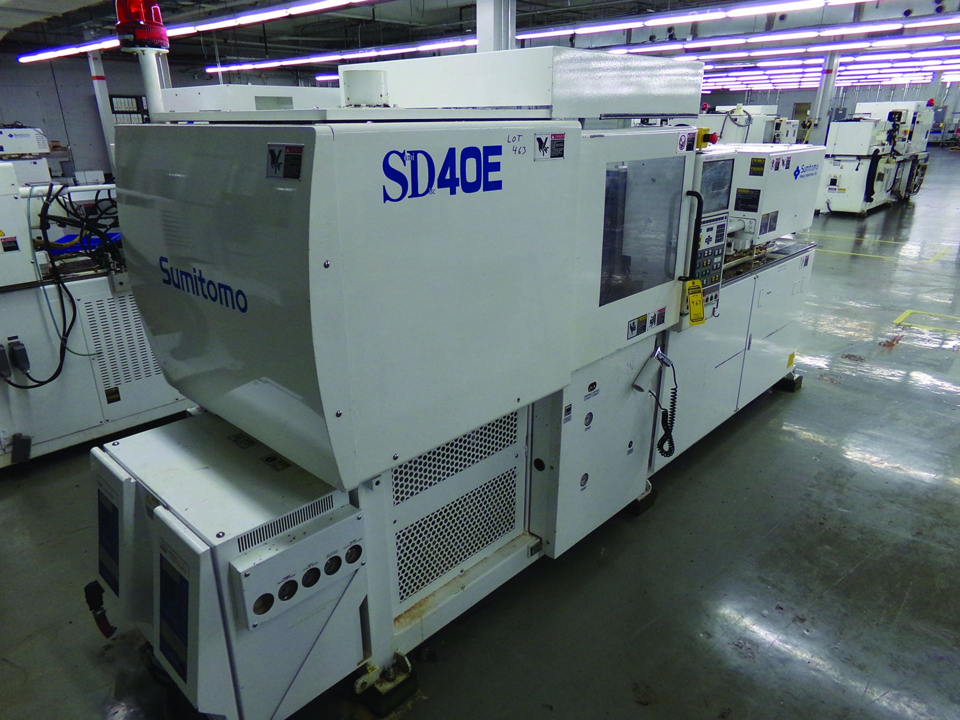 2004 SUMITOMO SD40E MOLDING MACHINE, 208 VOLT, 3-PHASE, MOWN 0653