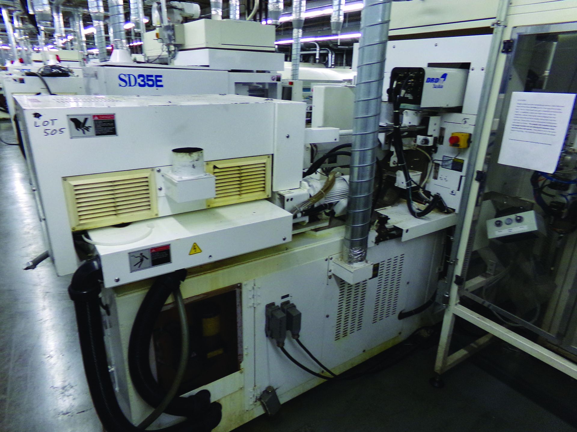 2002 SUMITOMO SD35E MOLDING MACHINE, 200 V., 3-PHASE, MOWE 0493 - Image 2 of 2