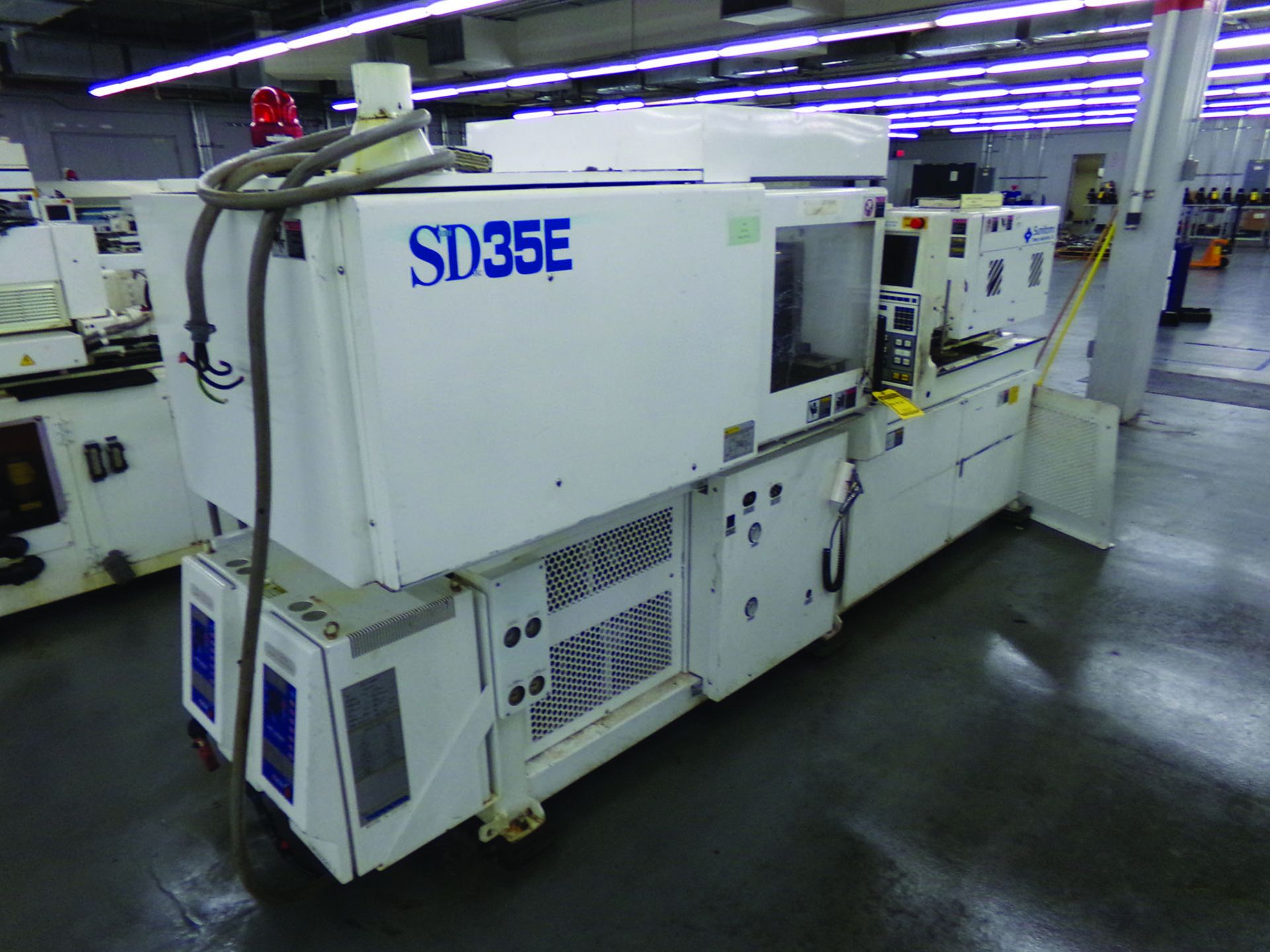 2003 SUMITOMO SD35E MOLDING MACHINE, 200 V., 3-PHASE, MOWE 0907