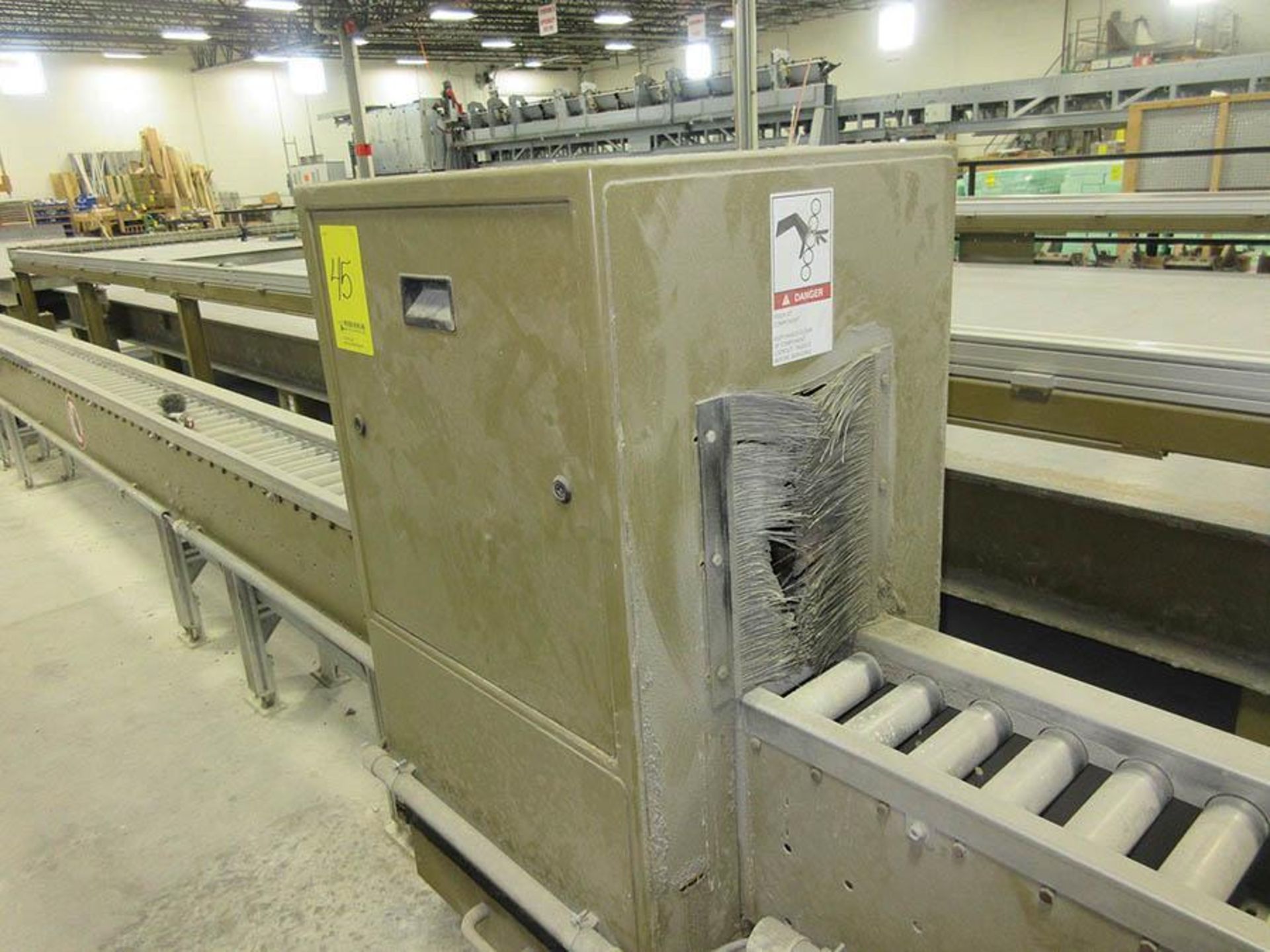 2012 VOLLERT PASS-THROUGH FORM WASHERS & POWER ROLLER CONVEYOR SYSTEM, 240' OF CONVEYOR, (1) 10' - Image 8 of 13