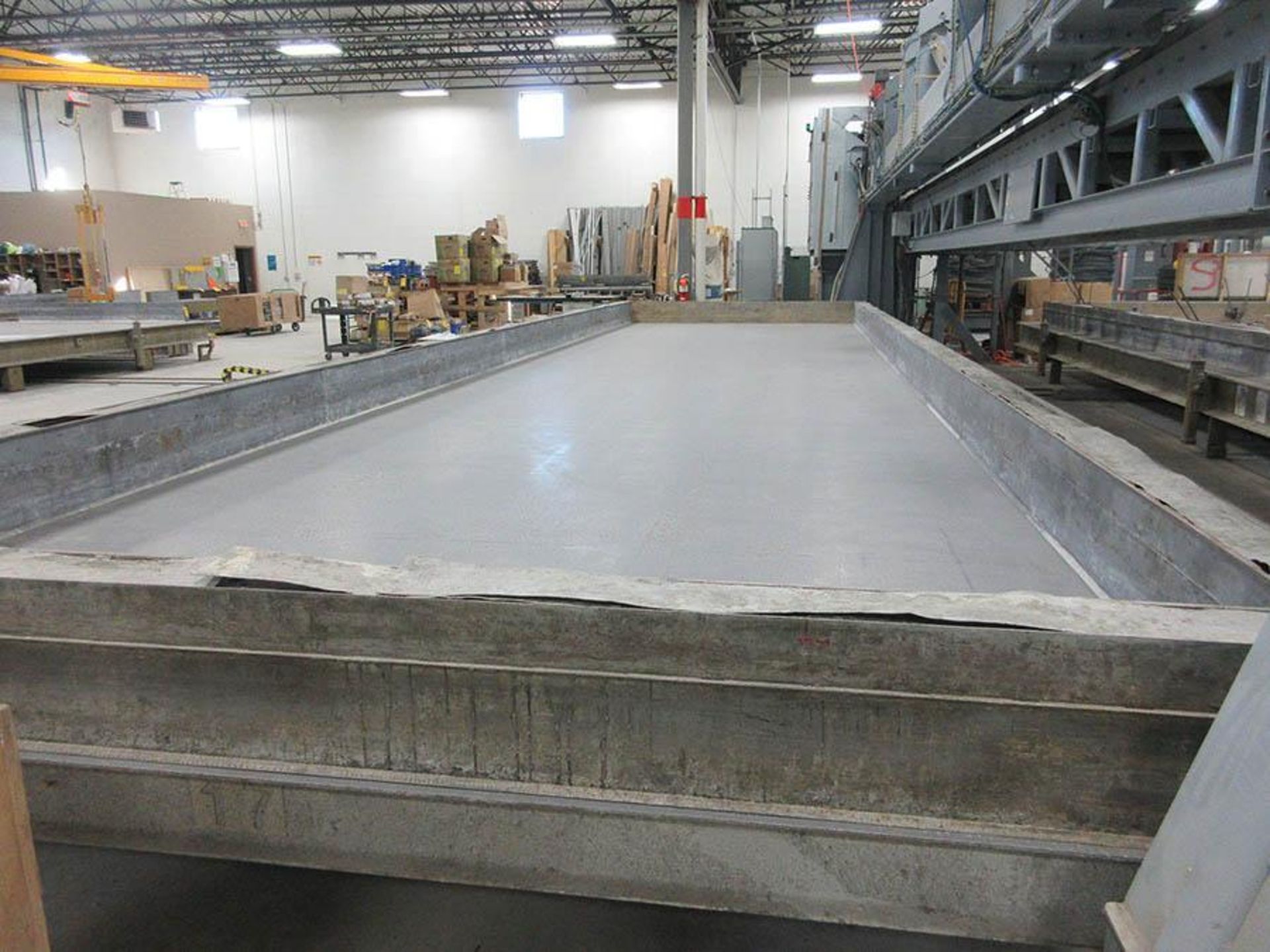 (18) 2012 VOLLERT 12' X 42' CONCRETE CASTING PALLETS, UNIQUE STEEL ASSEMBLY MATERIAL, 3/8'' PLATE, - Image 13 of 16