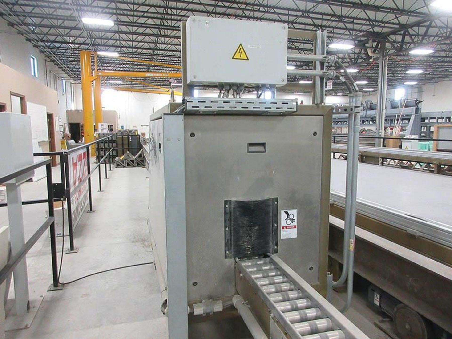 2012 VOLLERT PASS-THROUGH FORM WASHERS & POWER ROLLER CONVEYOR SYSTEM, 240' OF CONVEYOR, (1) 10' - Image 5 of 13