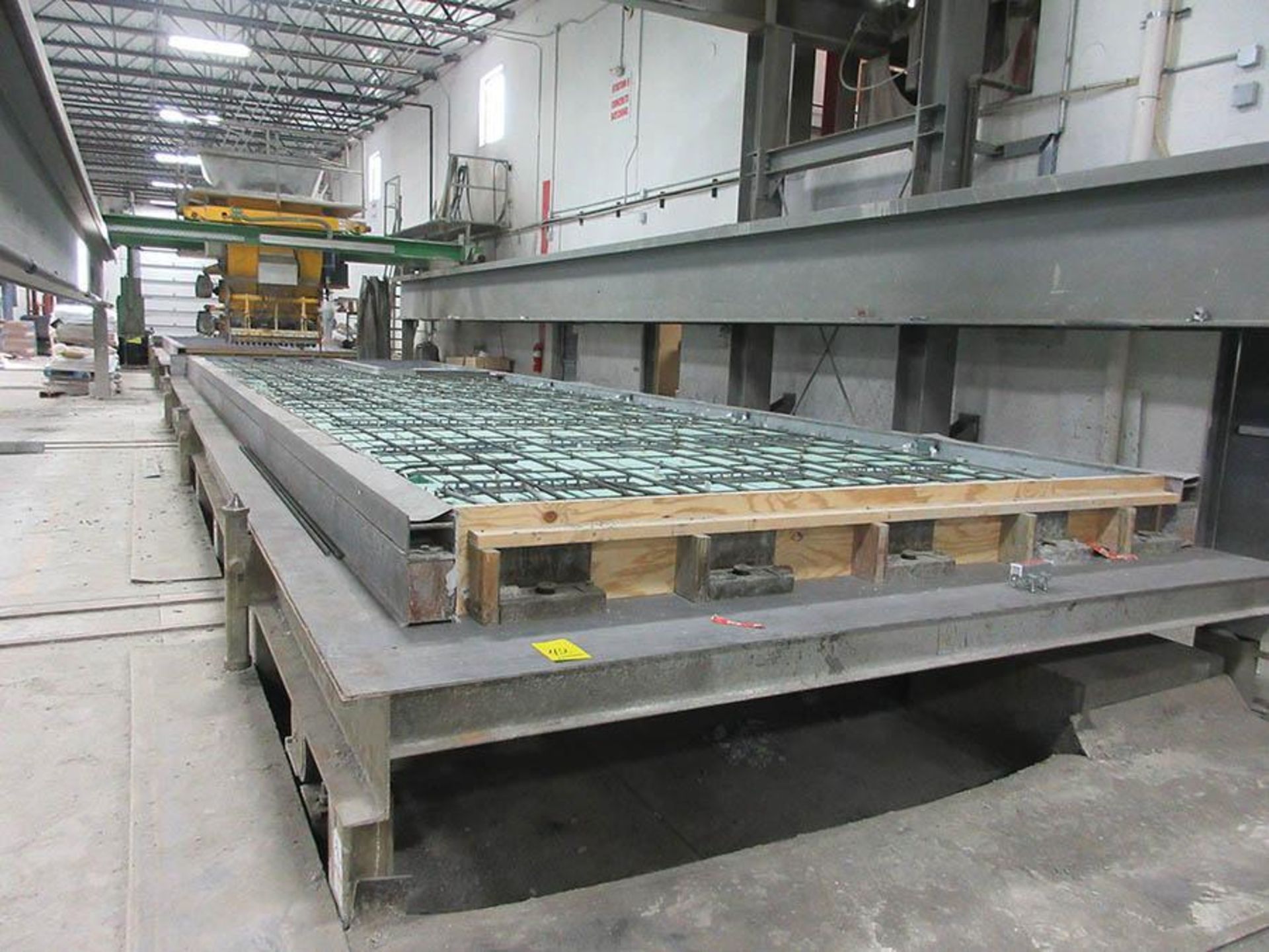 (18) 2012 VOLLERT 12' X 42' CONCRETE CASTING PALLETS, UNIQUE STEEL ASSEMBLY MATERIAL, 3/8'' PLATE, - Image 10 of 16