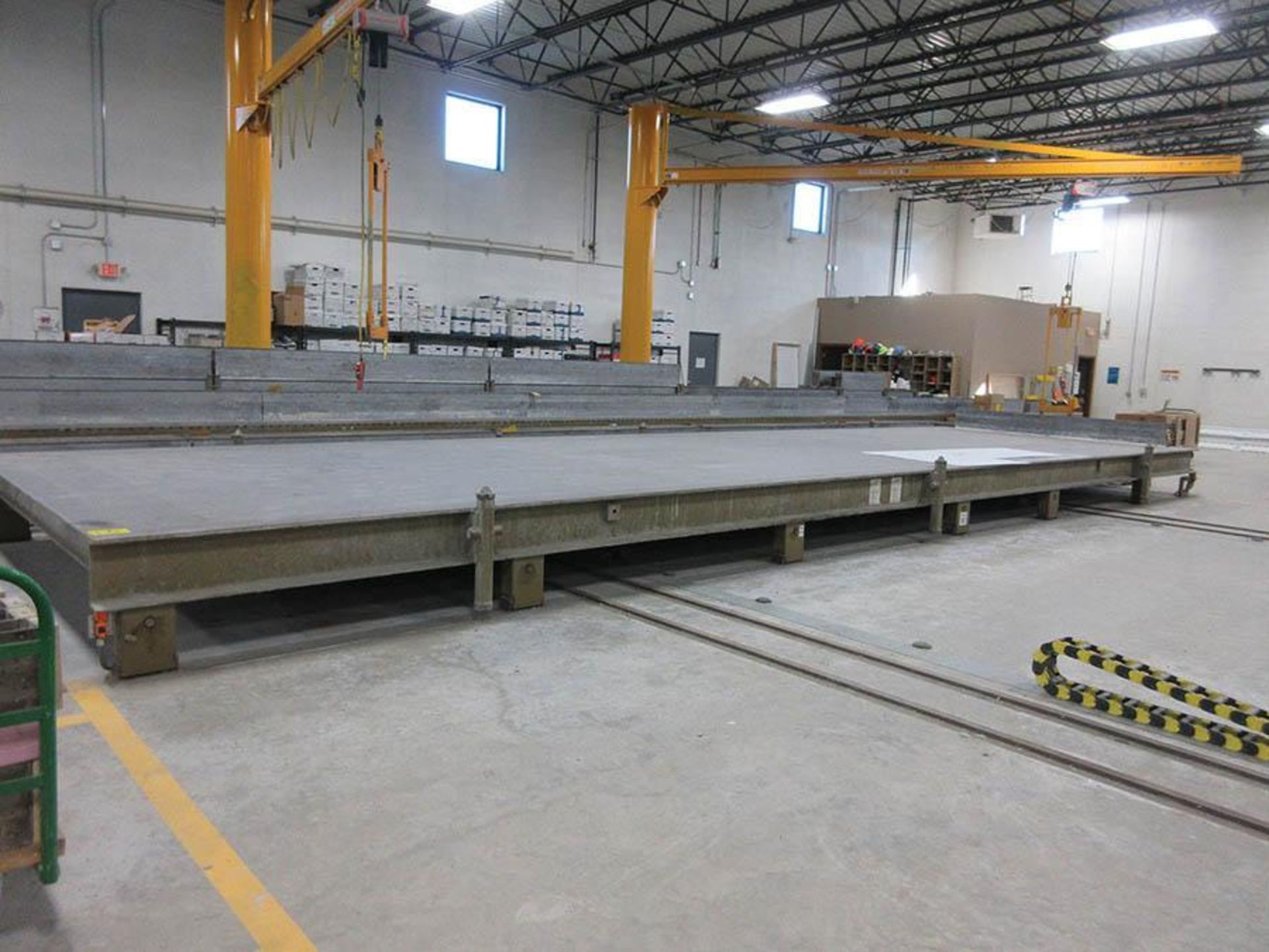 (18) 2012 VOLLERT 12' X 42' CONCRETE CASTING PALLETS, UNIQUE STEEL ASSEMBLY MATERIAL, 3/8'' PLATE, - Image 14 of 16