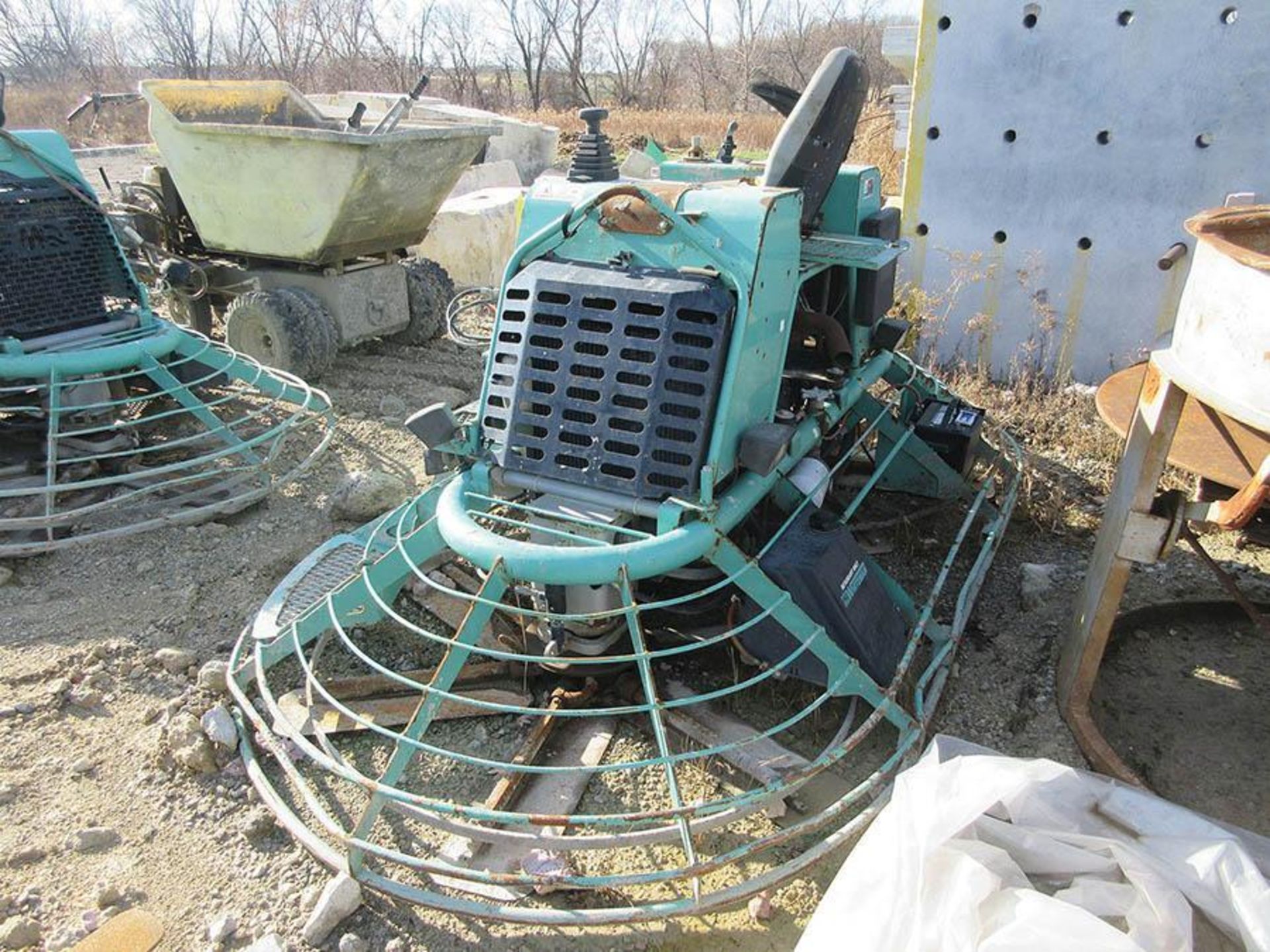 WHITEMAN DUAL TROWEL RIDE-ON TROWELING MACHINE, MODEL STX, TURBO, DIESEL, 442 HRS. - Image 3 of 3