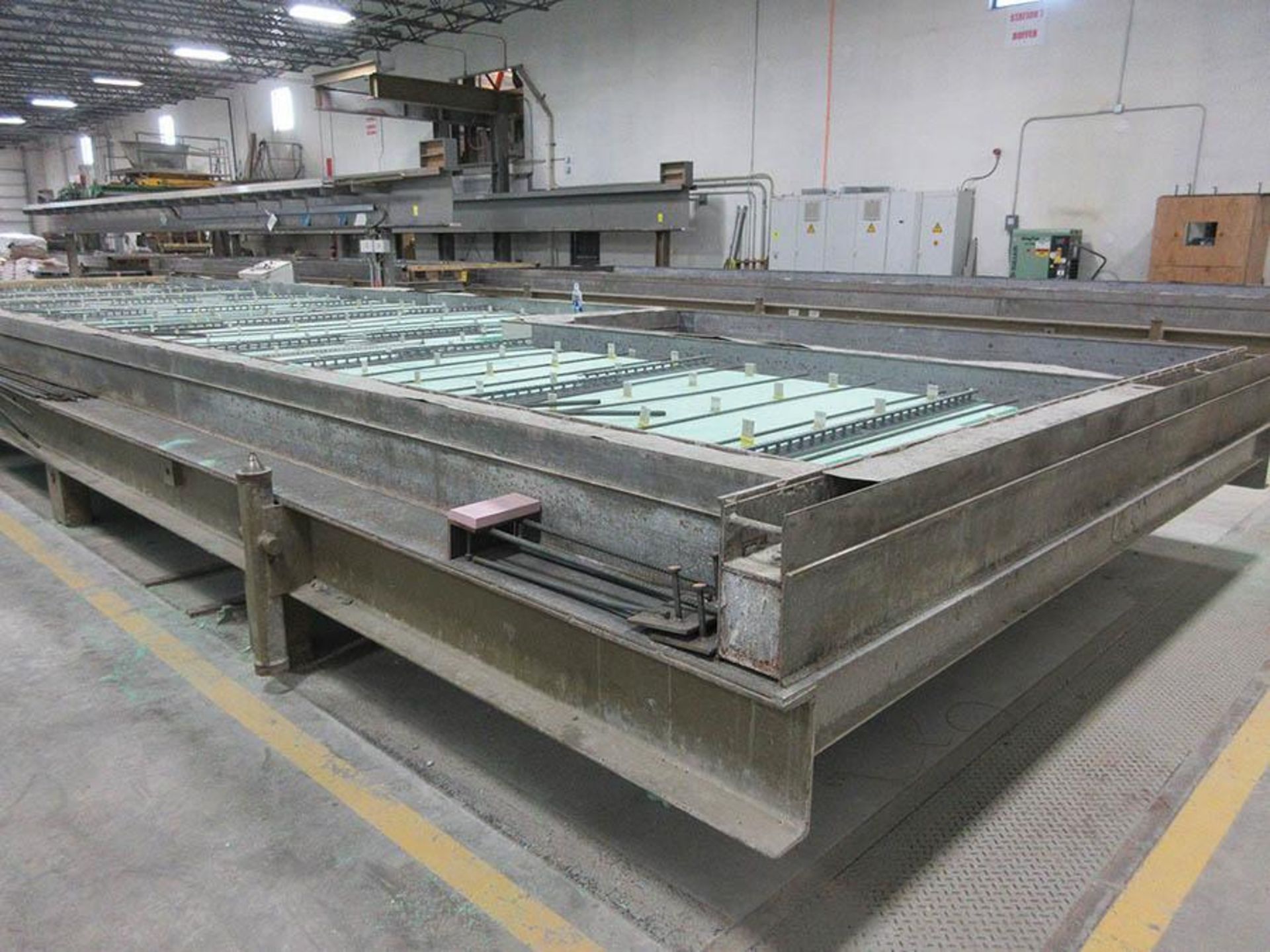 (18) 2012 VOLLERT 12' X 42' CONCRETE CASTING PALLETS, UNIQUE STEEL ASSEMBLY MATERIAL, 3/8'' PLATE, - Image 8 of 16