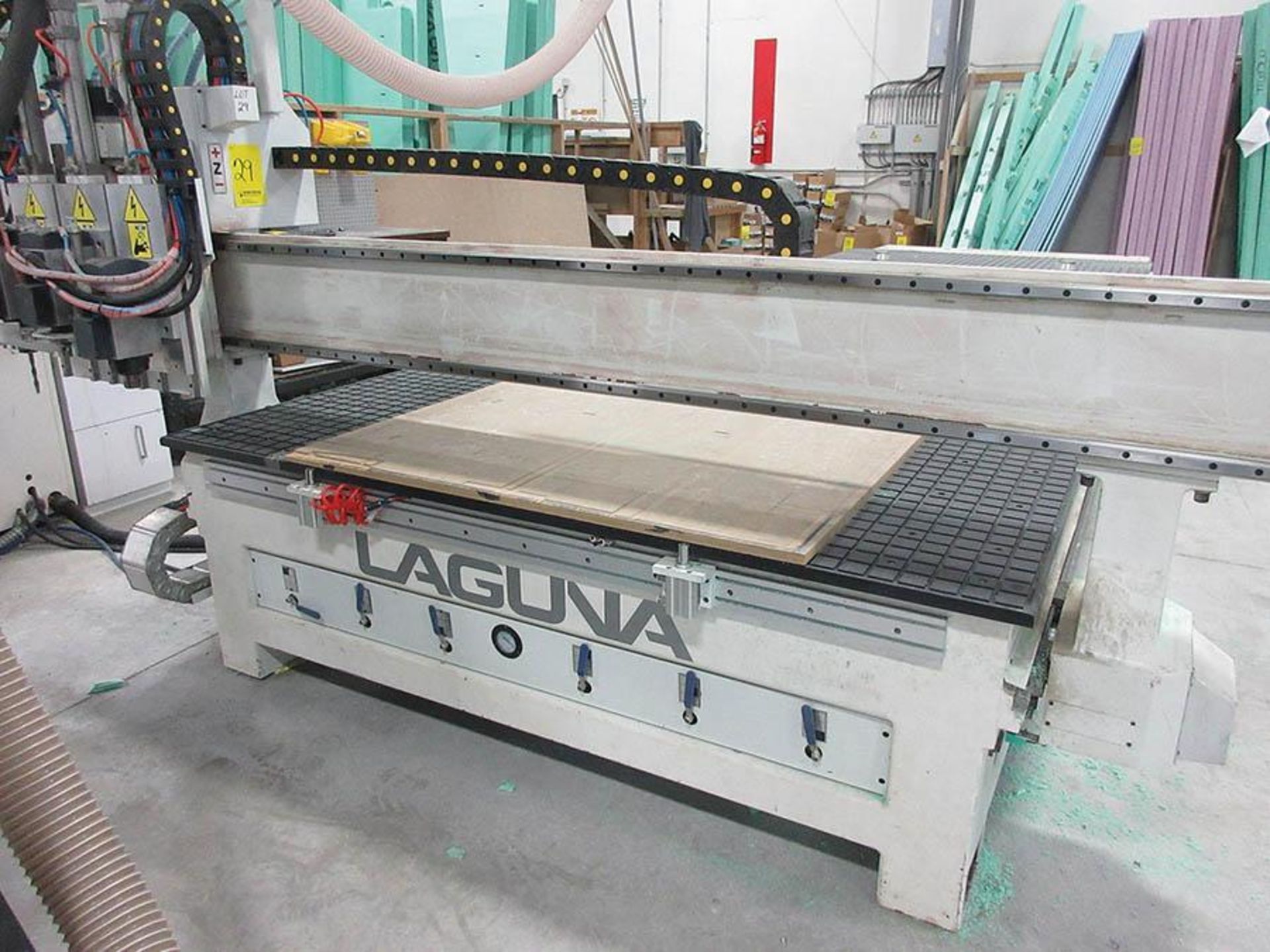 2016 LAGUNA SMARTSHOP CF16 CNC ROUTER, 20' X 81'' AIR TABLE, 3-AXIS CONTROL, (3) ROUTER SPINDLES, - Image 12 of 16