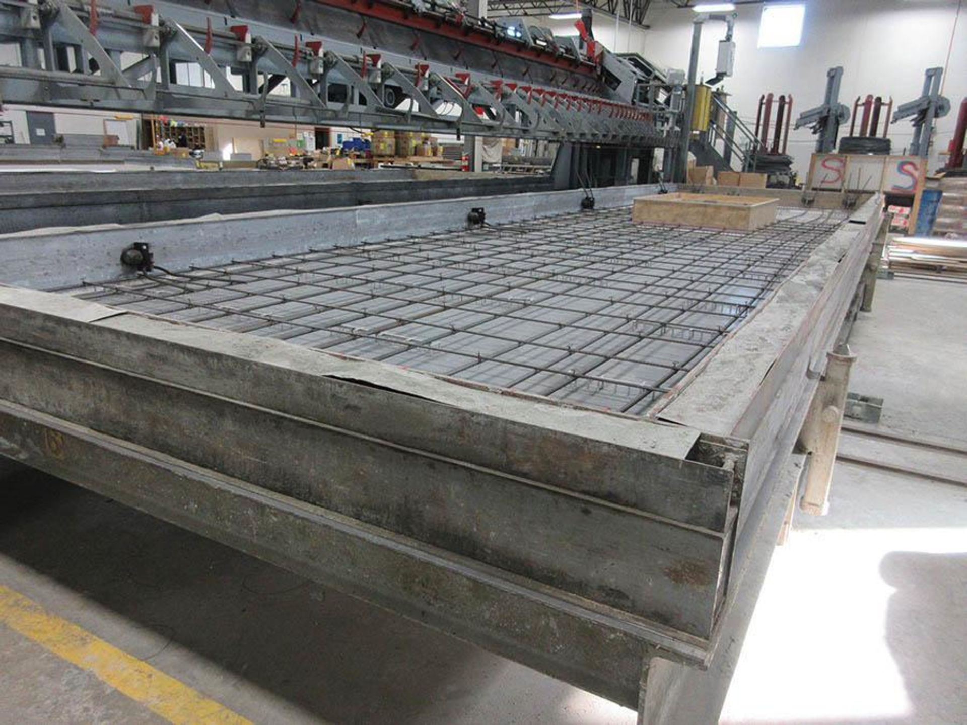 (18) 2012 VOLLERT 12' X 42' CONCRETE CASTING PALLETS, UNIQUE STEEL ASSEMBLY MATERIAL, 3/8'' PLATE, - Image 12 of 16