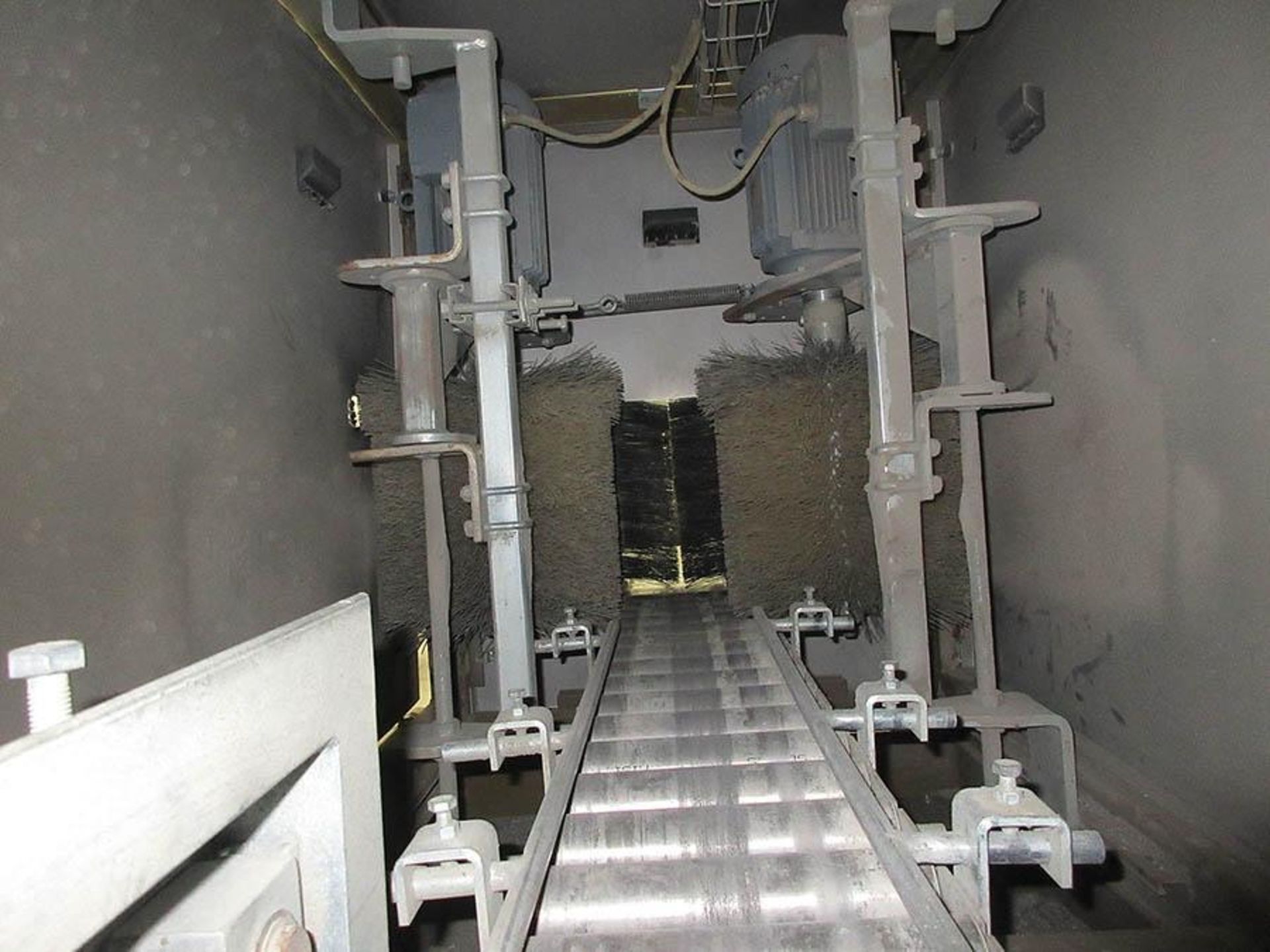 2012 VOLLERT PASS-THROUGH FORM WASHERS & POWER ROLLER CONVEYOR SYSTEM, 240' OF CONVEYOR, (1) 10' - Image 6 of 13