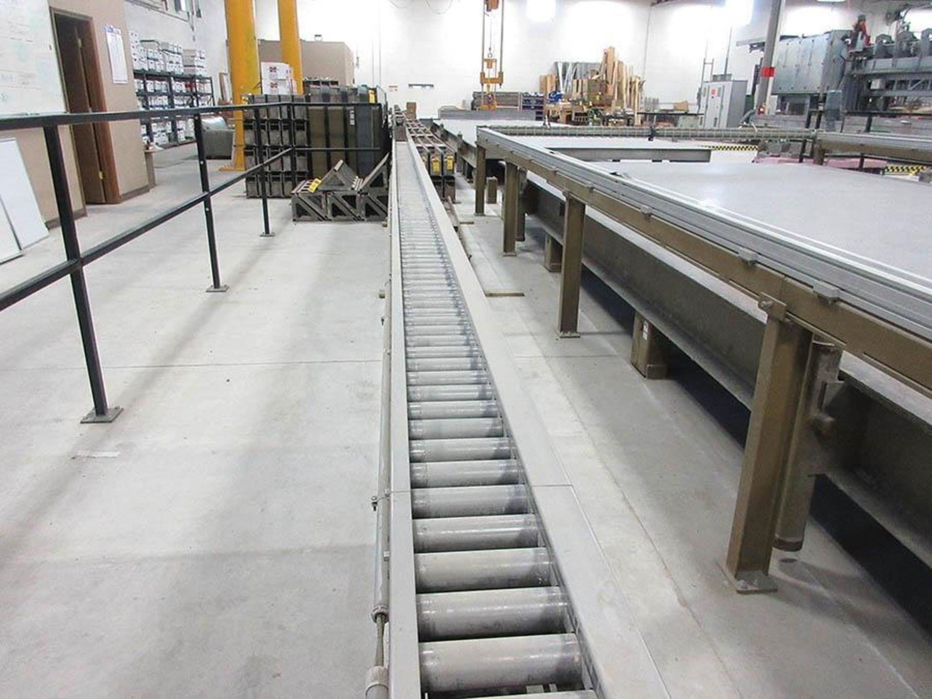 2012 VOLLERT PASS-THROUGH FORM WASHERS & POWER ROLLER CONVEYOR SYSTEM, 240' OF CONVEYOR, (1) 10' - Image 10 of 13