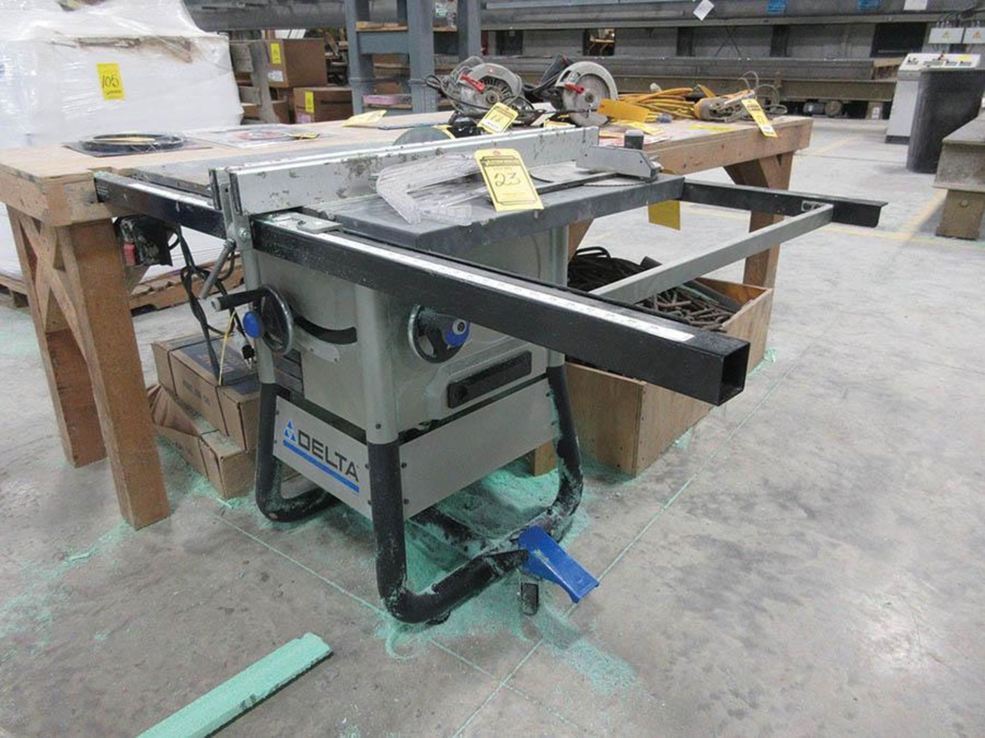 2016 DELTA TABLE SAW, 10'' BLADE, S/N 046795 - Image 5 of 6