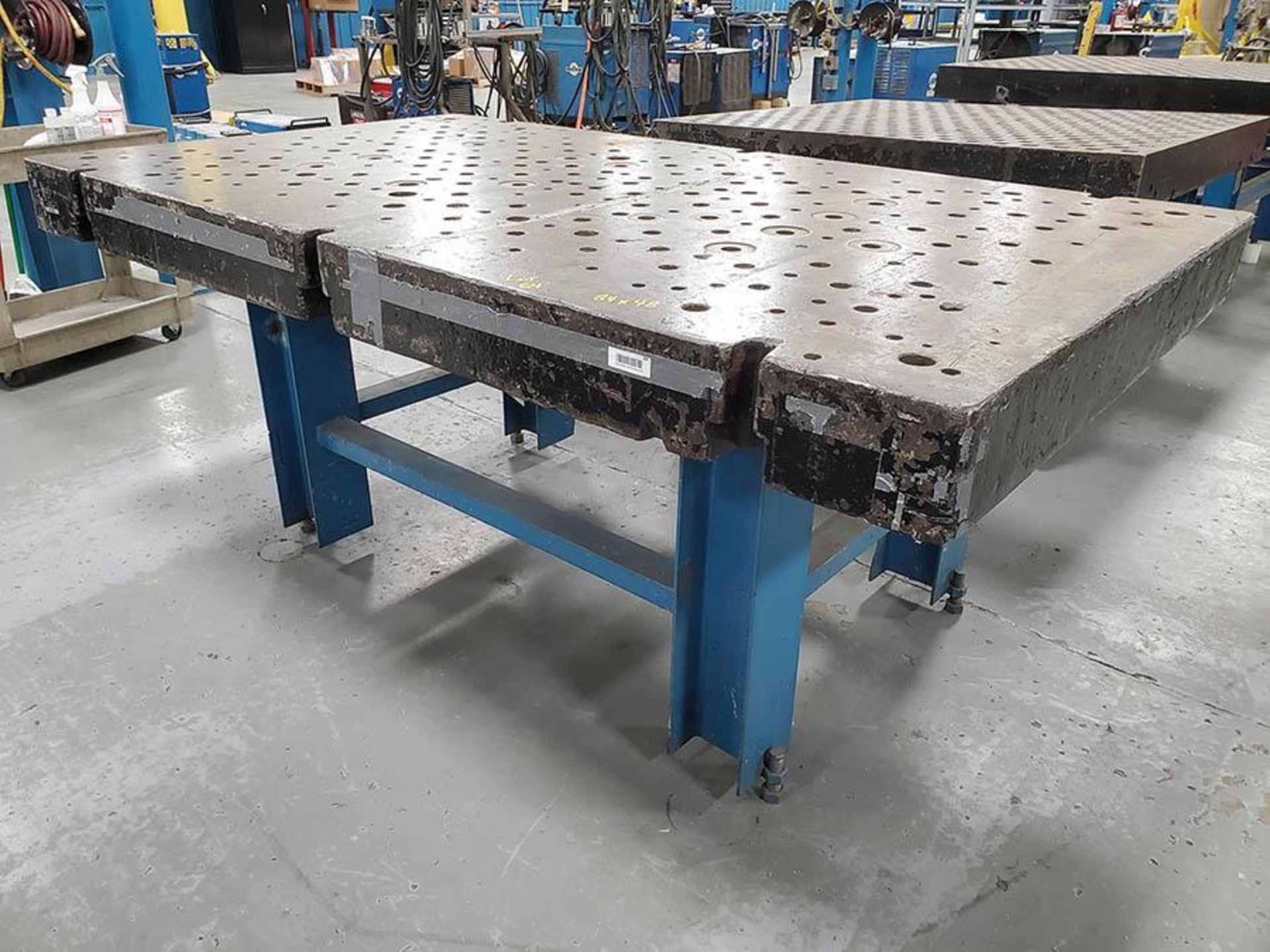 84'' X 48'' PIN HOLE TYPE LAYOUT/WELDING TABLE