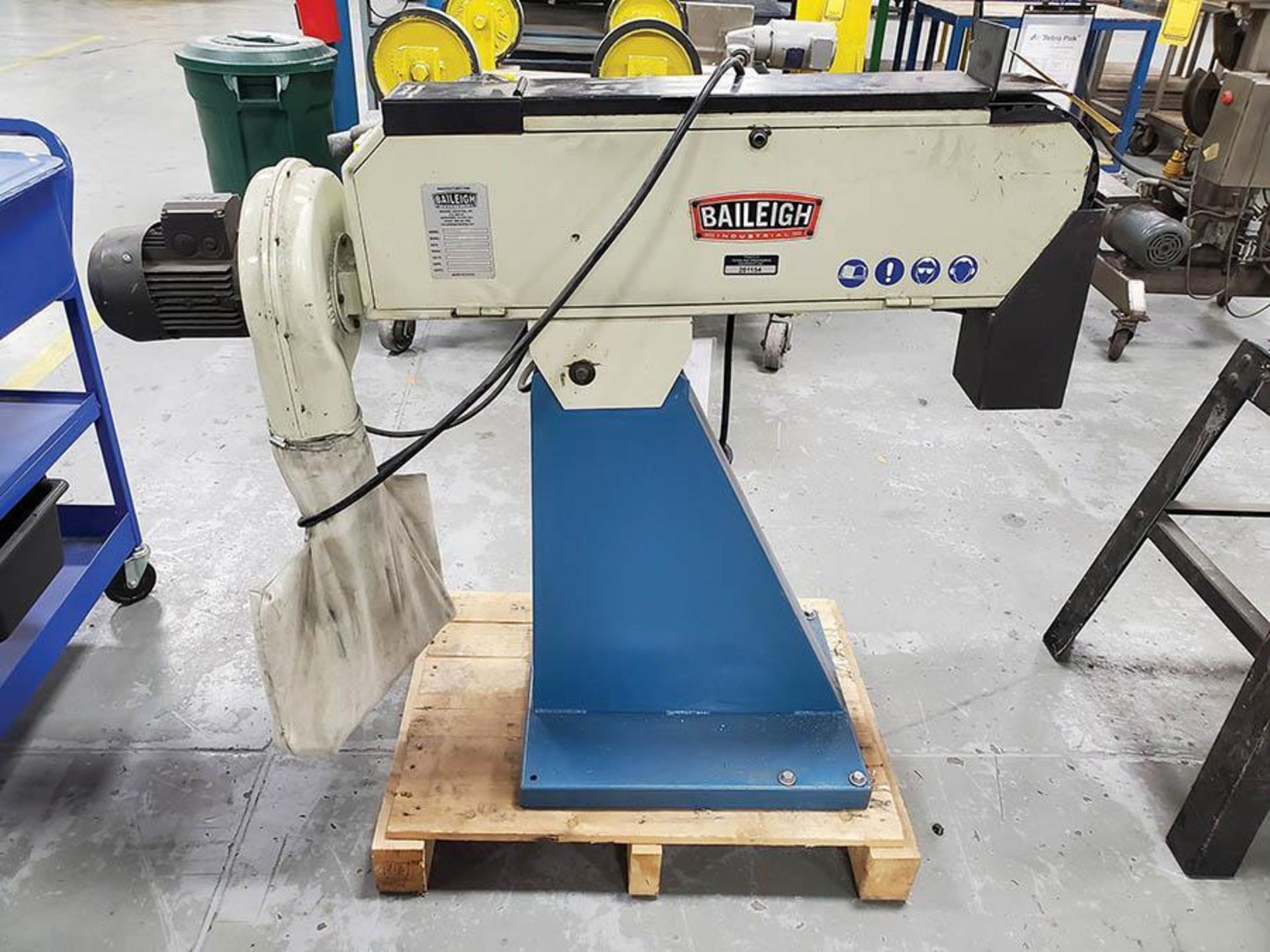 2013 BALEIGH 4'' HORIZONTAL BELT SANDER, MODEL BG-379, SINGLE PHASE, 220V