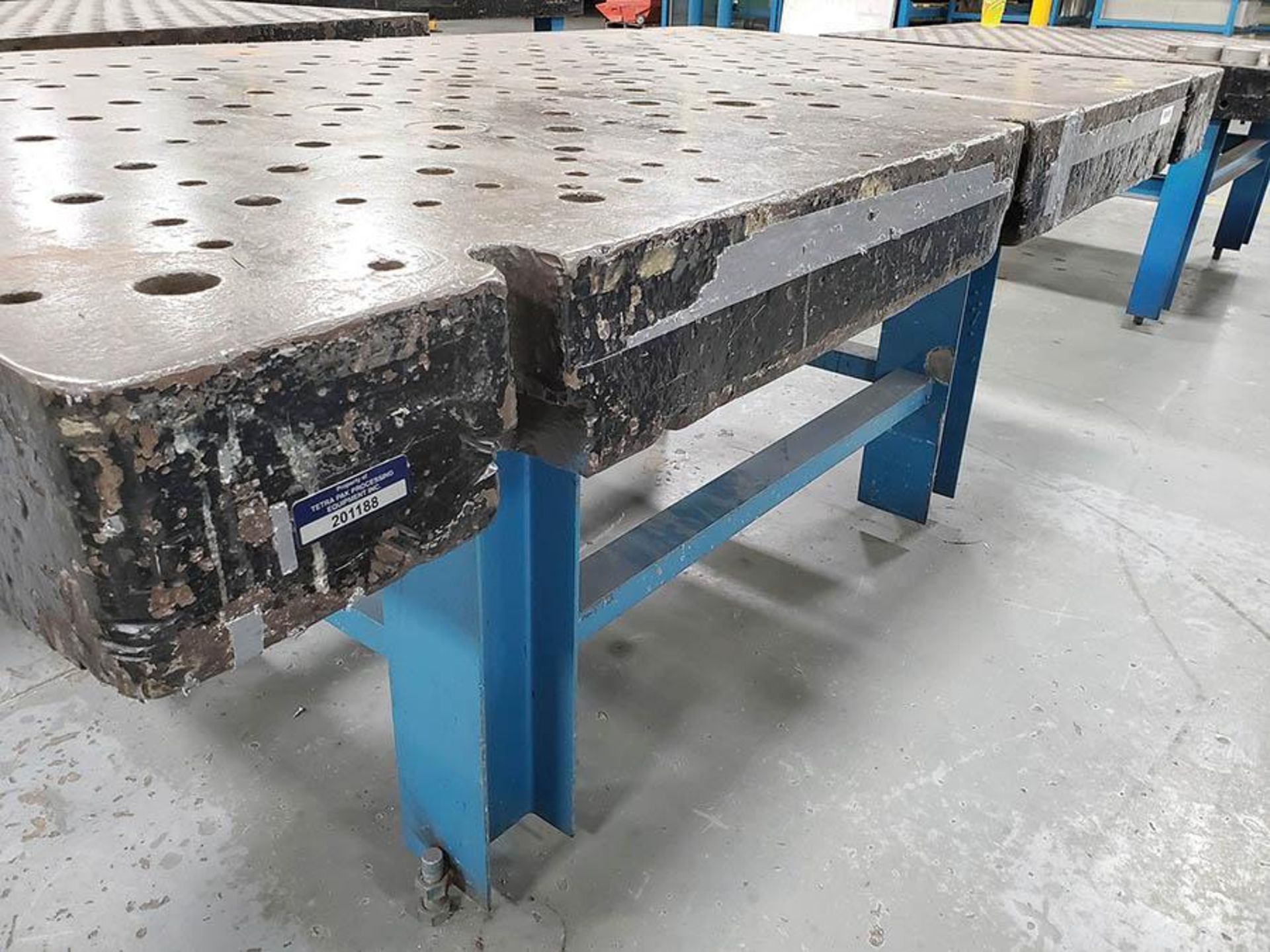 84'' X 48'' PIN HOLE TYPE LAYOUT/WELDING TABLE - Image 3 of 6