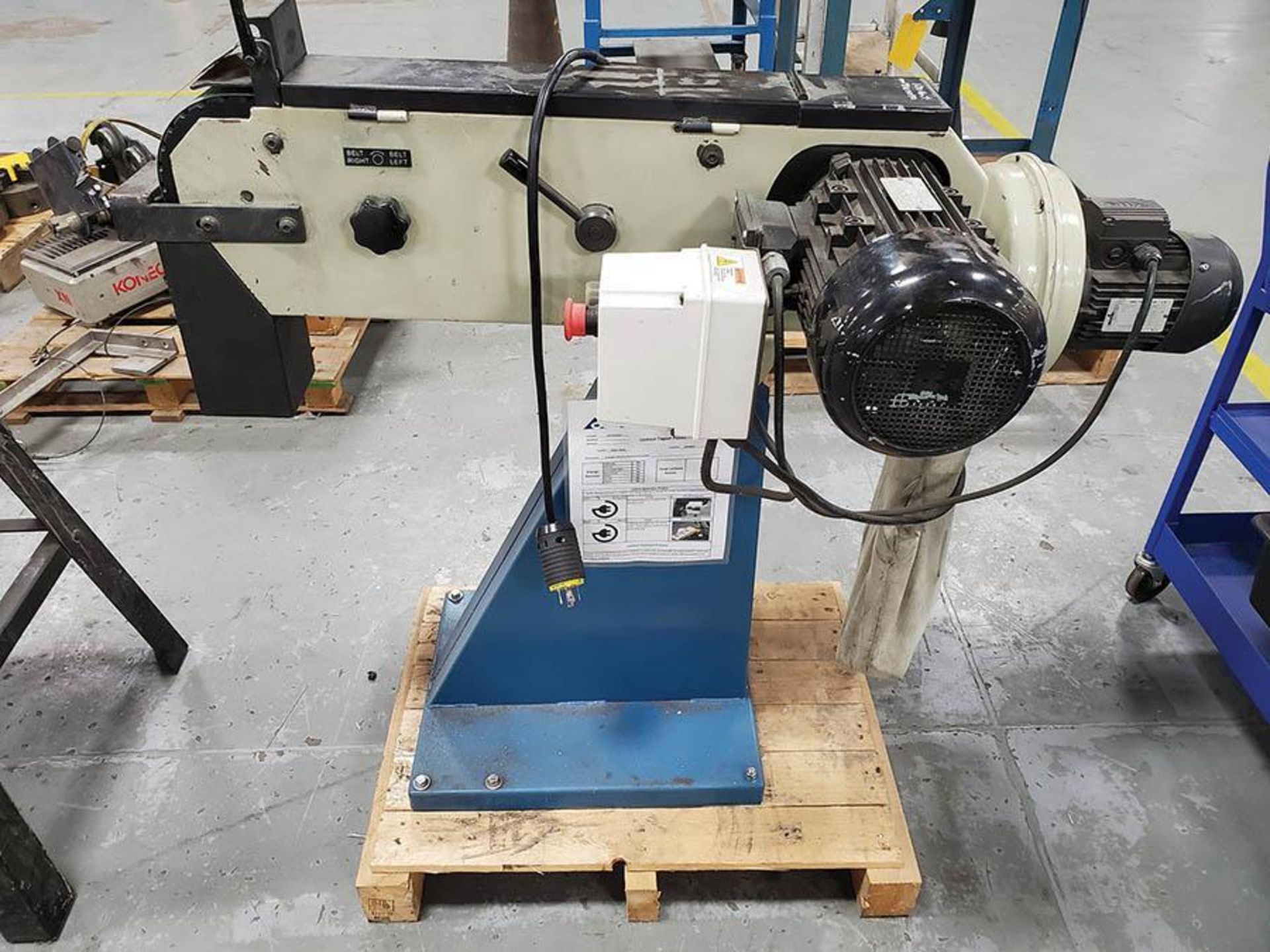 2013 BALEIGH 4'' HORIZONTAL BELT SANDER, MODEL BG-379, SINGLE PHASE, 220V - Image 4 of 5