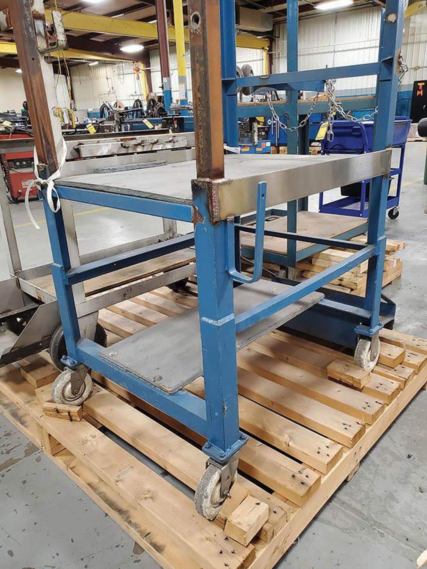 (3) CUSTOM STEEL WELDING CARTS - Image 4 of 5