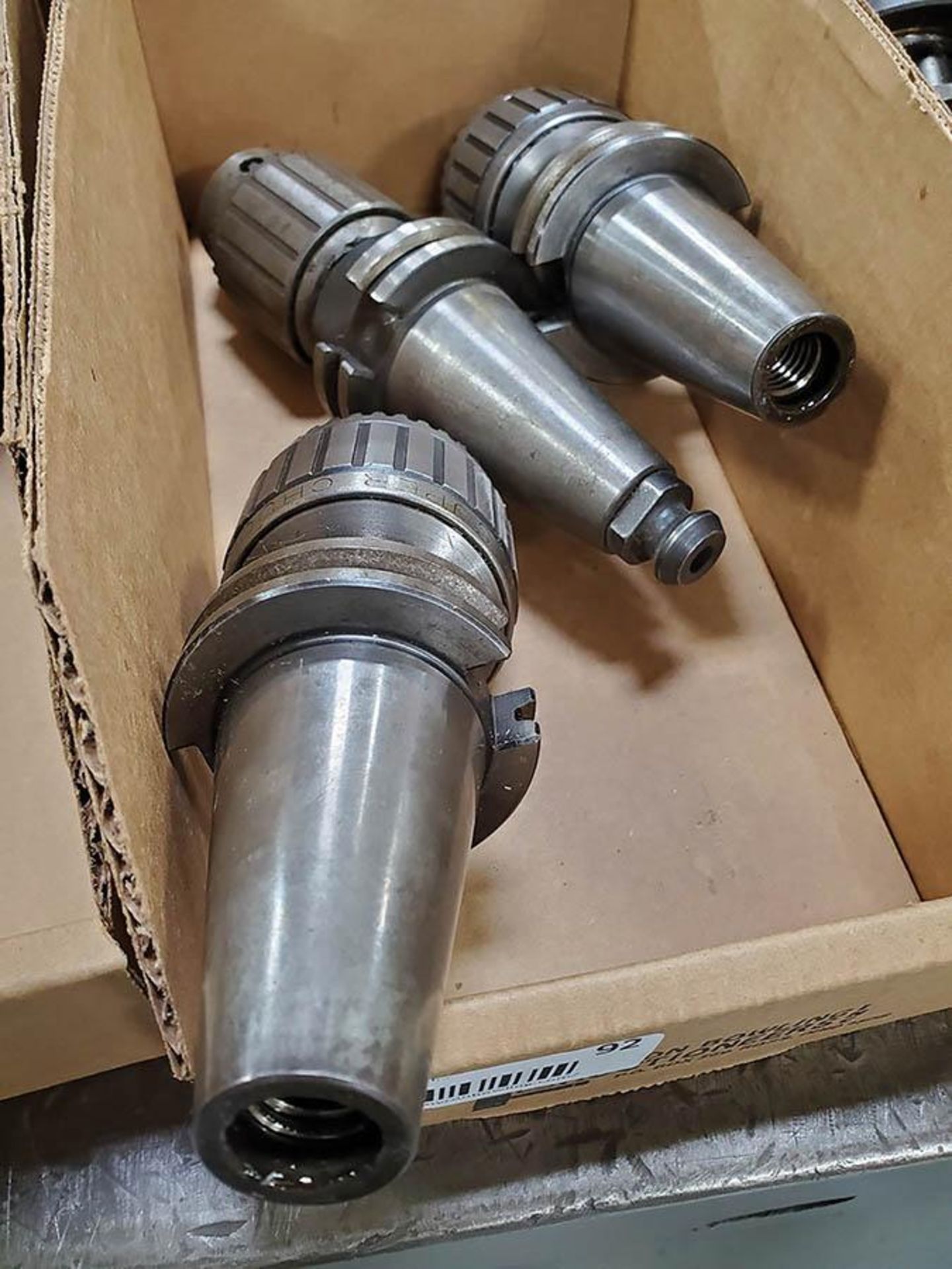 (3) 40MM VF TAPER TOOL HOLDERS WITH 1/2'' JACOBS CHUCKS - Image 3 of 3